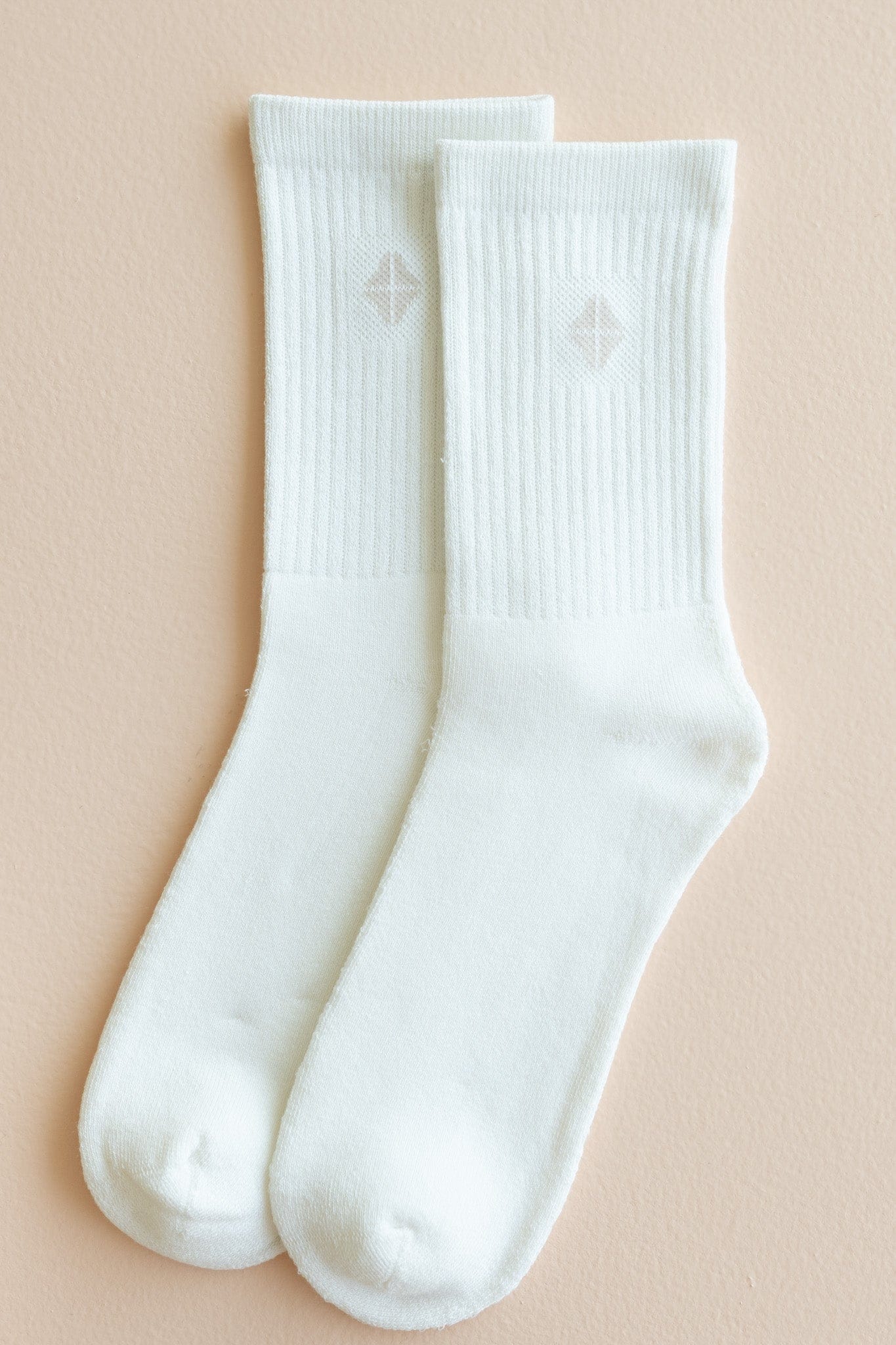 Adult Crew Socks in Cloud - Image 2