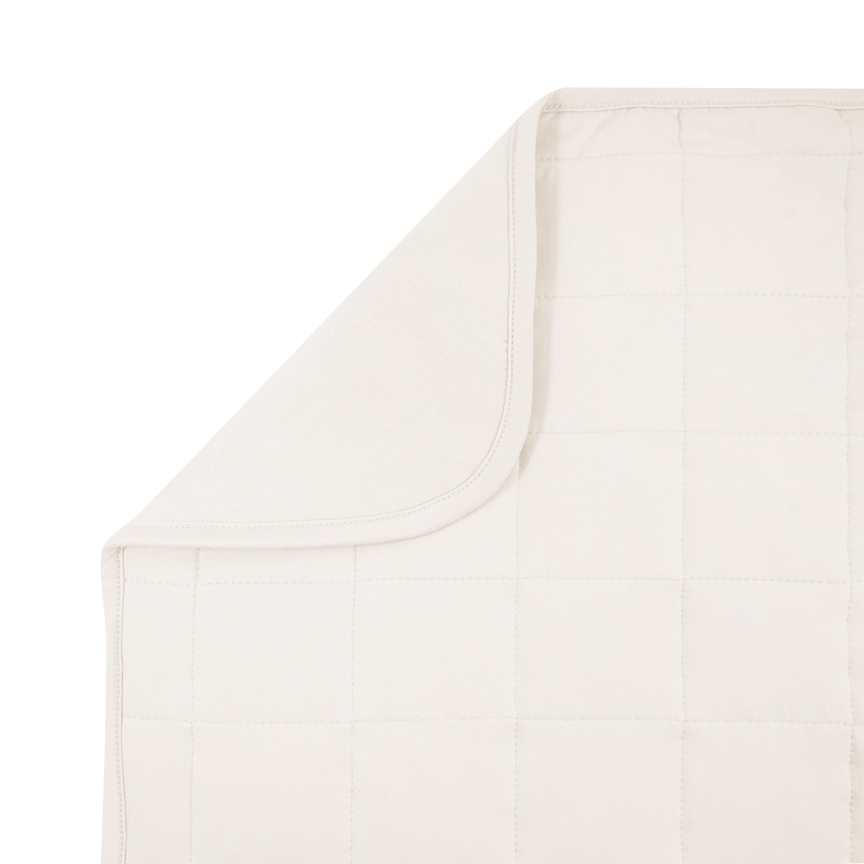 Adult Quilted Blanket in Oat 2.5 - Image 5