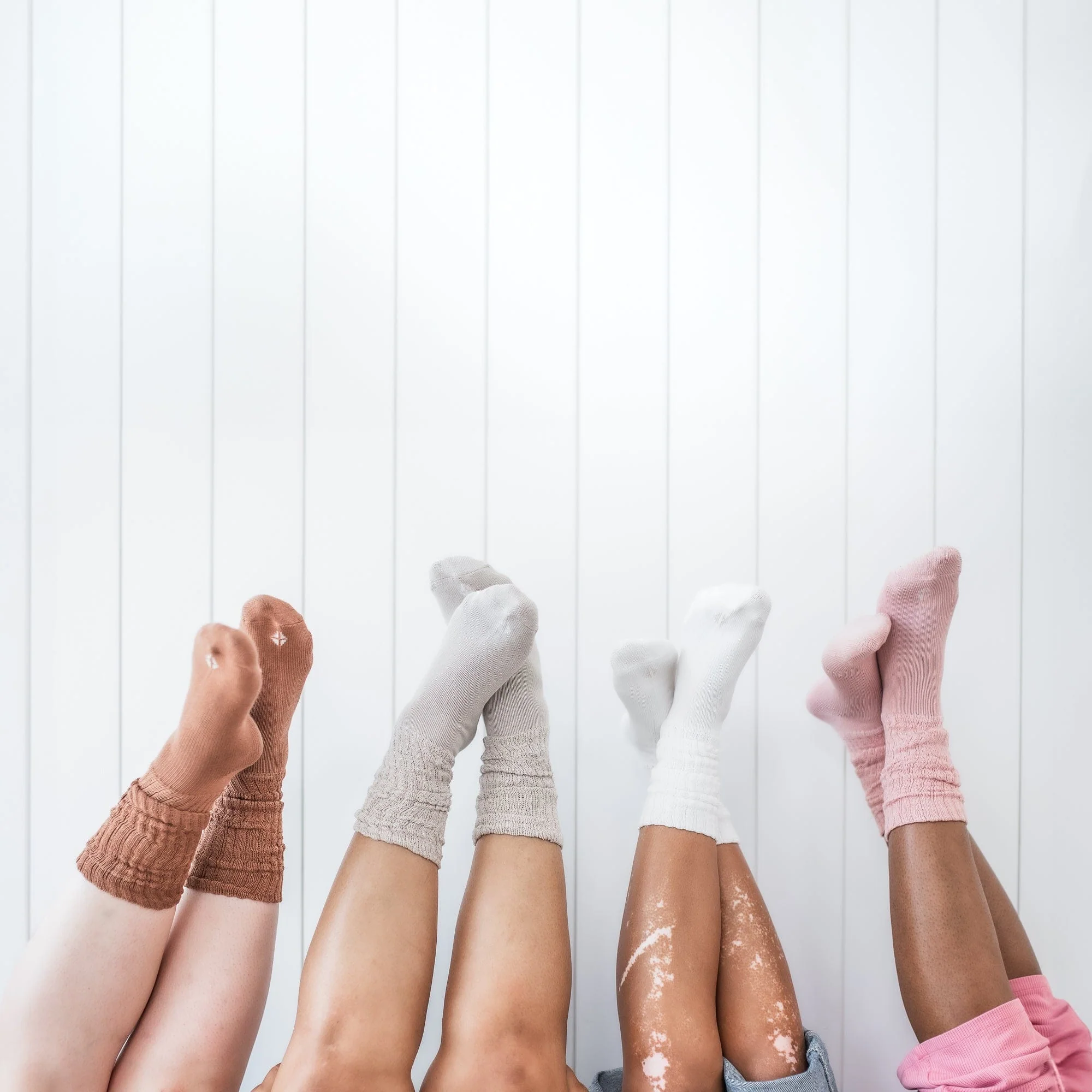 Adult Scrunch Socks in Blush - Image 3