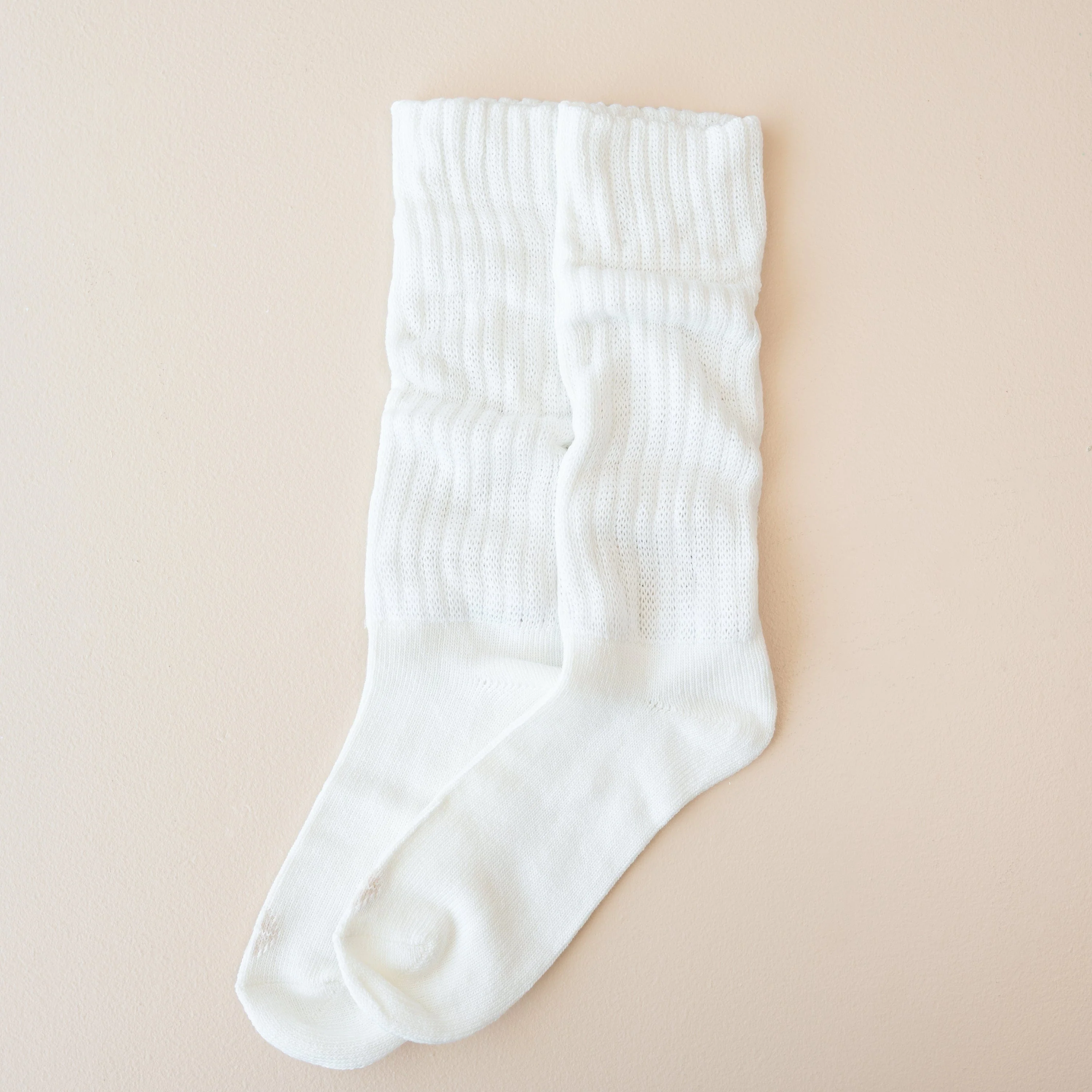 Adult Scrunch Socks in Cloud - Image 2