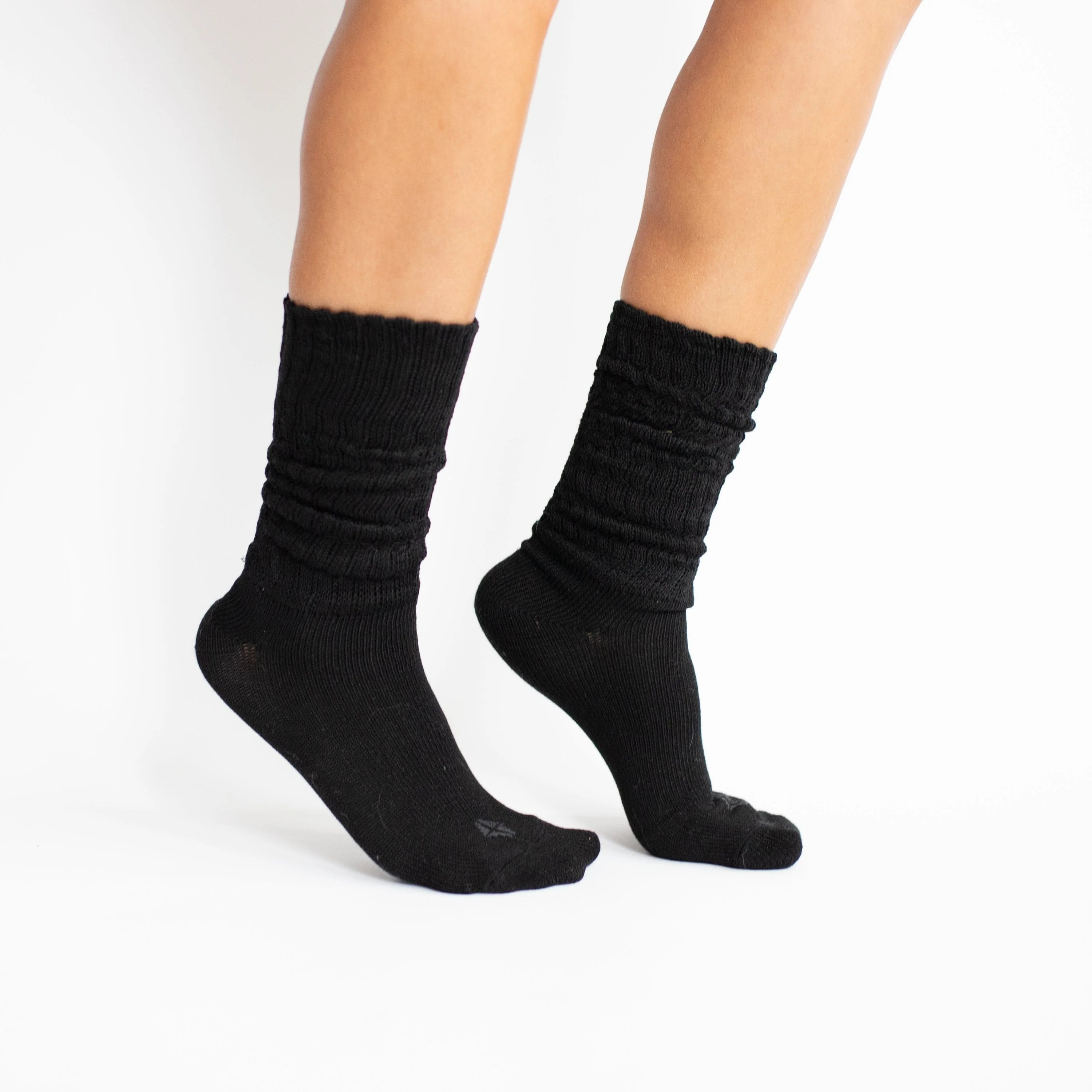 Adult Scrunch Socks in Midnight - Image 2