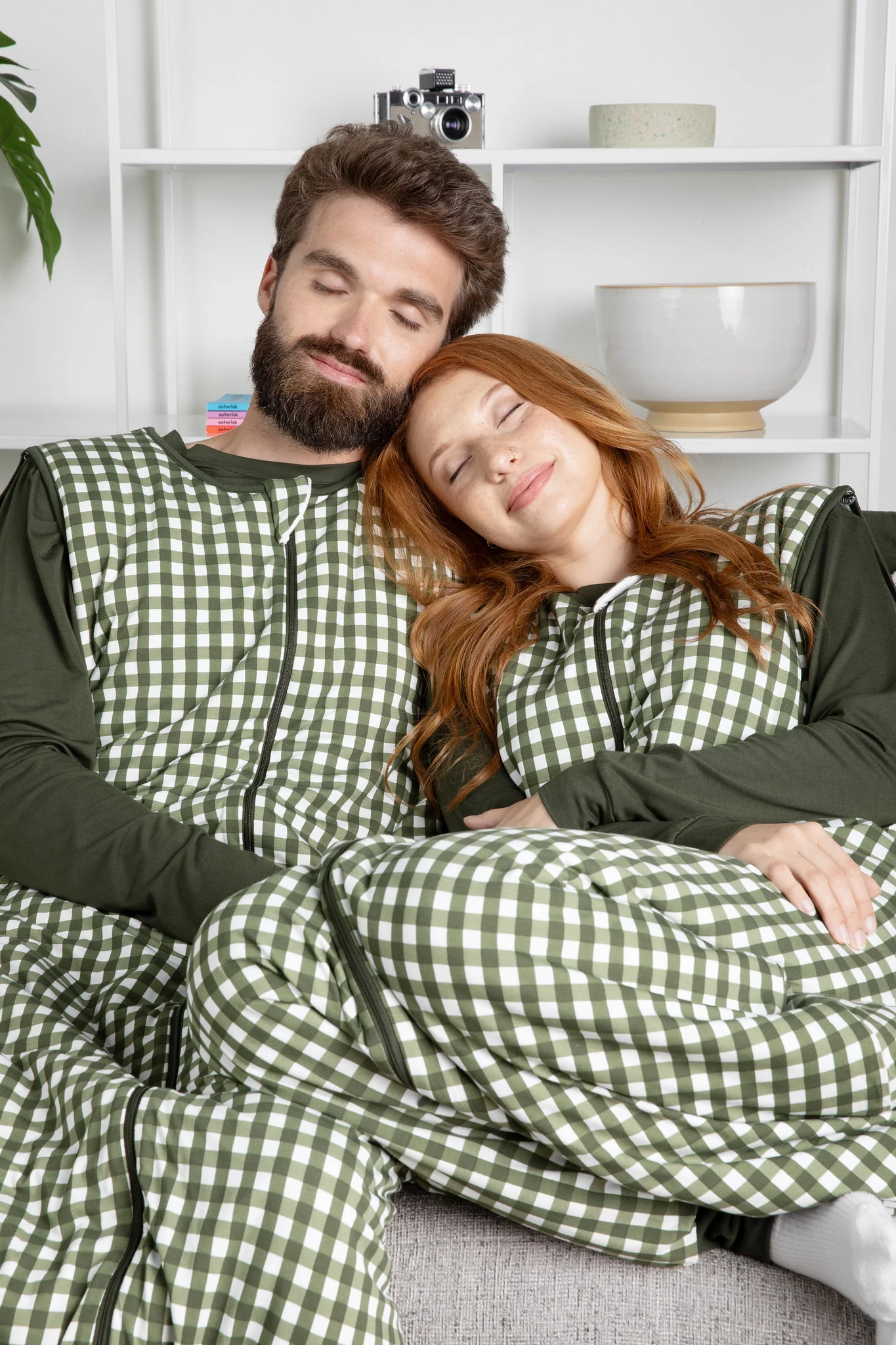 Adult Sleep Bag Walker in Gingham Fir - Image 3