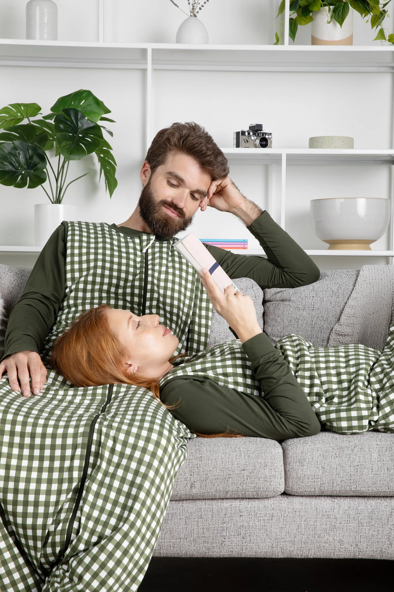 Adult Sleep Bag Walker in Gingham Fir - Image 5