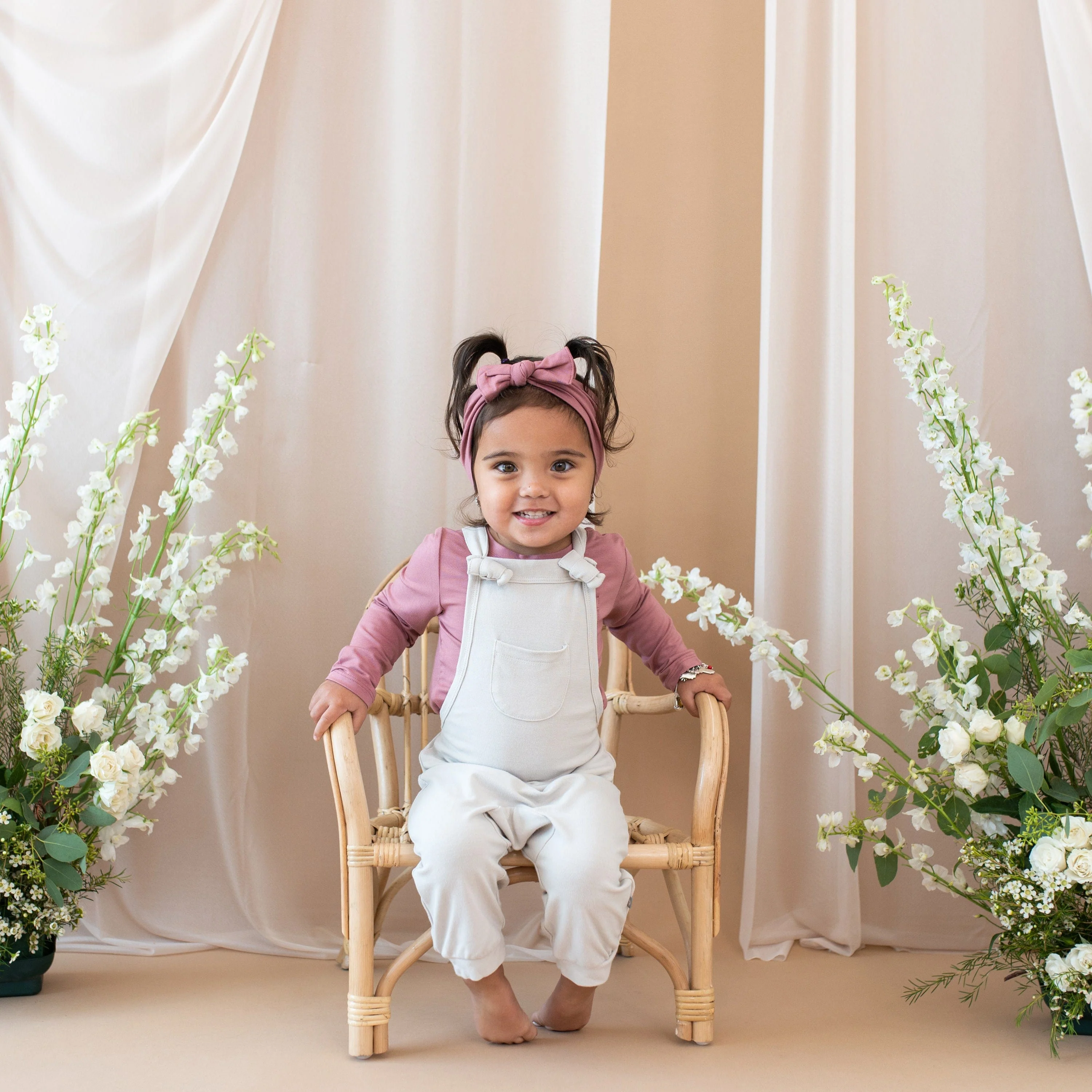 Bamboo Jersey Overall in Oat - Image 3