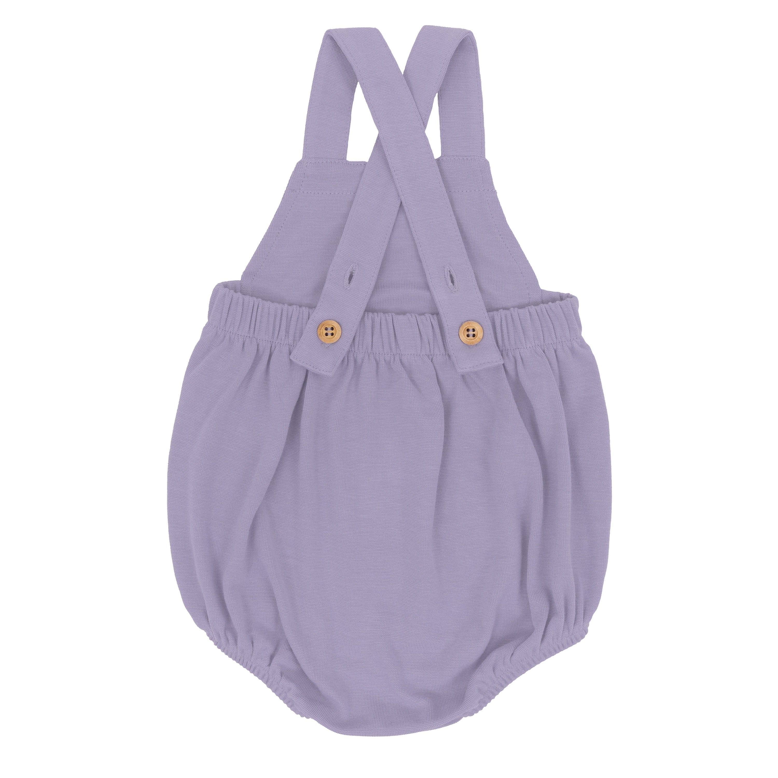 Bamboo Jersey Bubble Overall in Taro - Image 4