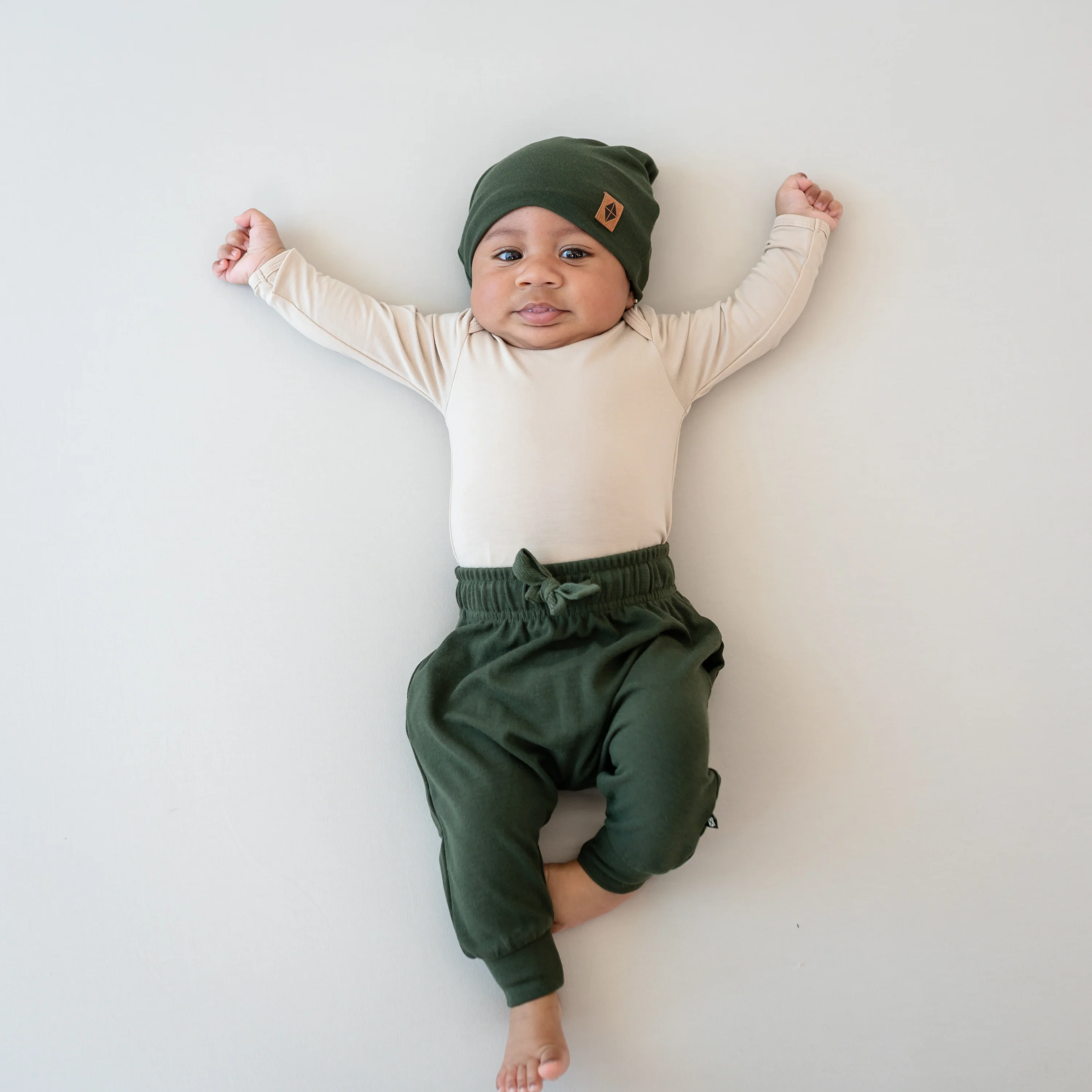 Bamboo Jersey Harem Pants in Fir - Image 3