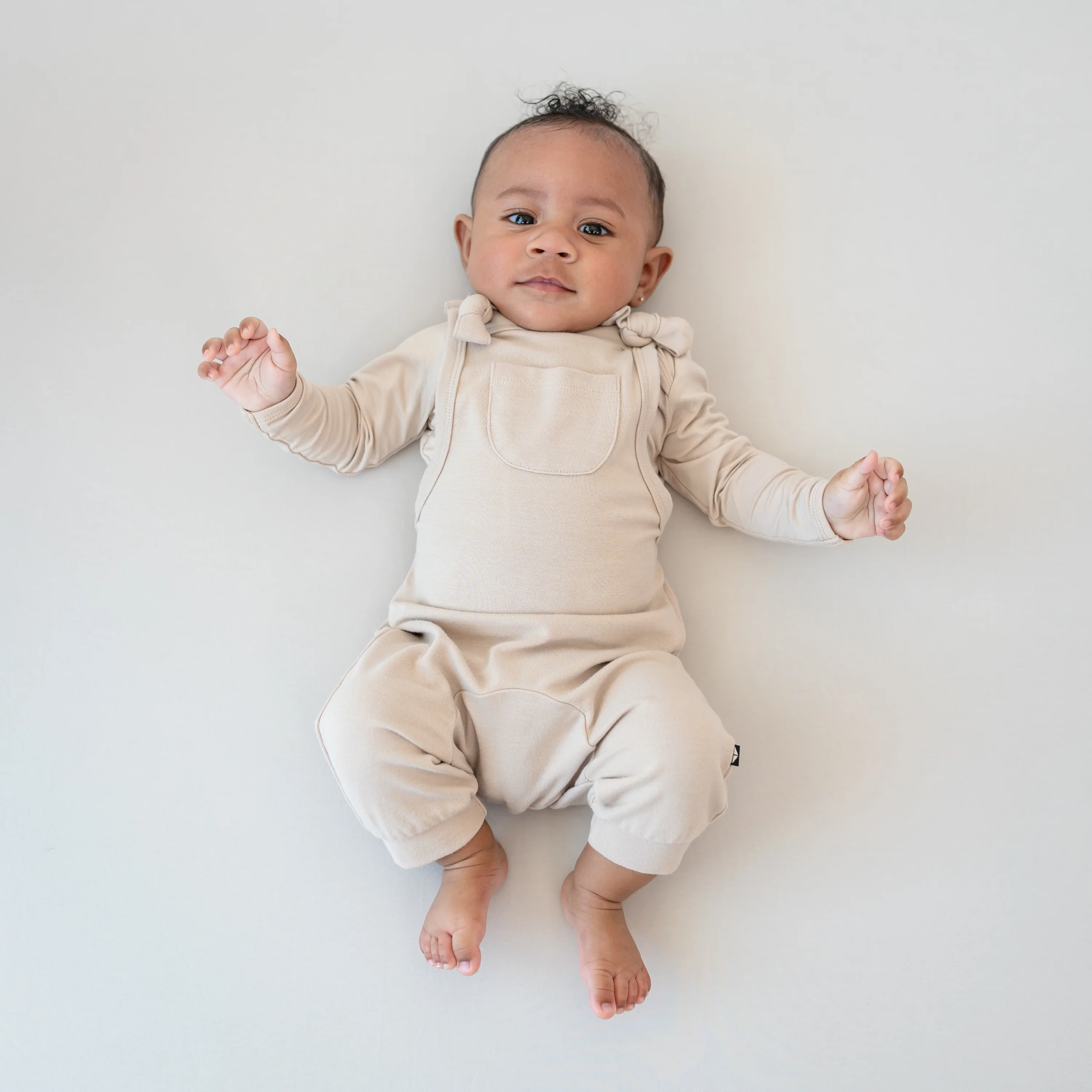 Bamboo Jersey Overall in Bisque - Image 3