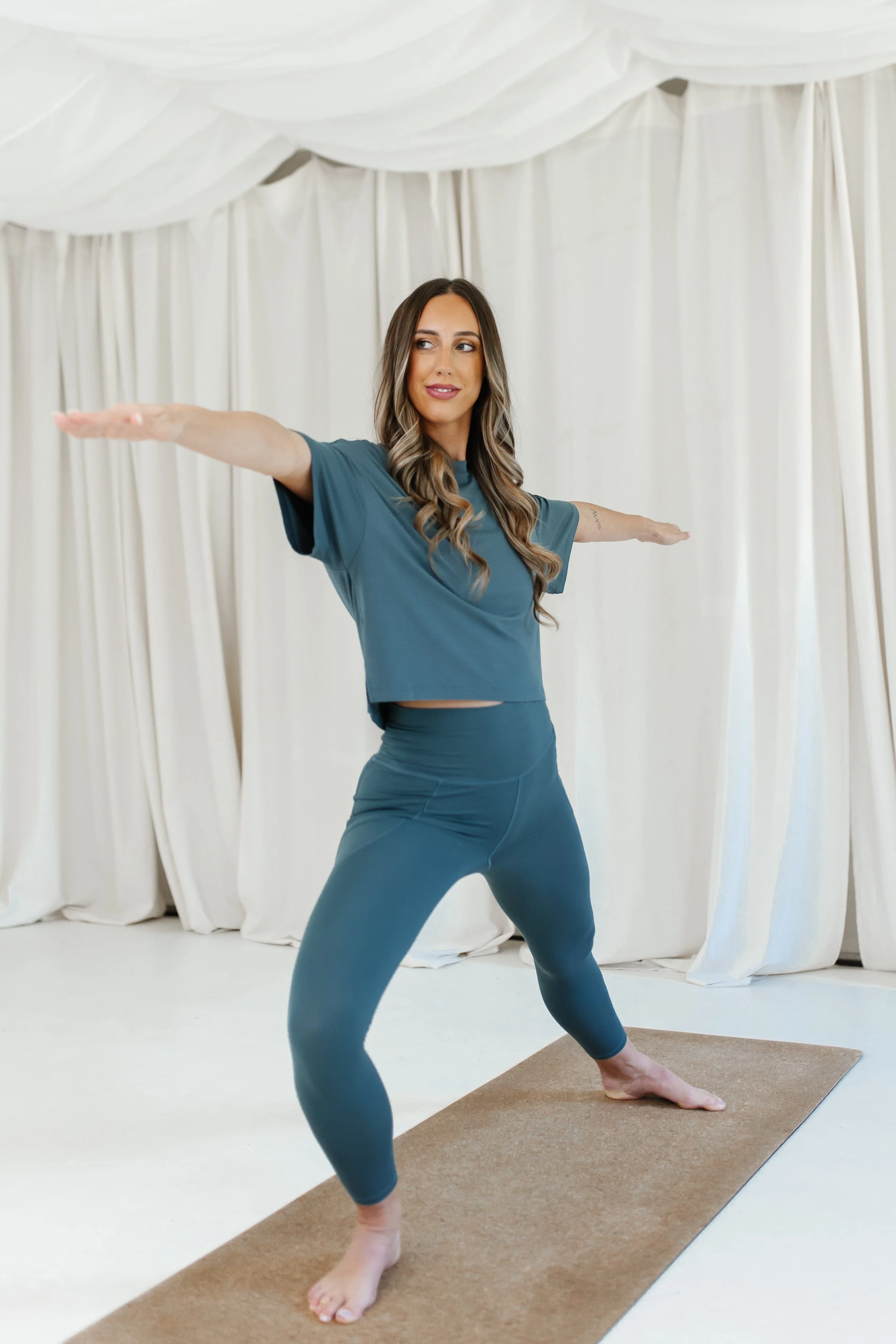 Bamboo Flex Women’s Leggings in Atlantic - Image 5