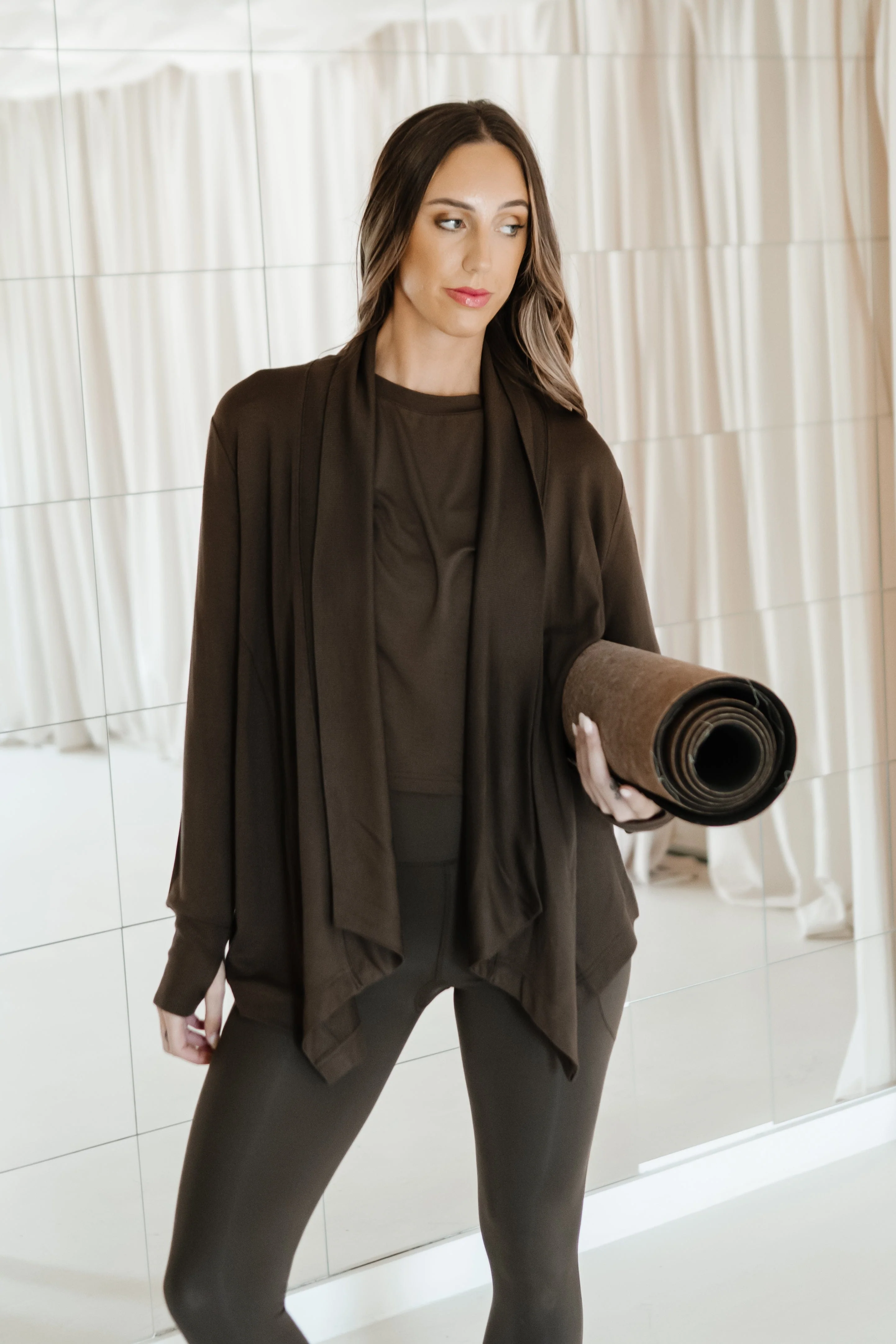 Bamboo Flex Women’s Leggings in Espresso - Image 4