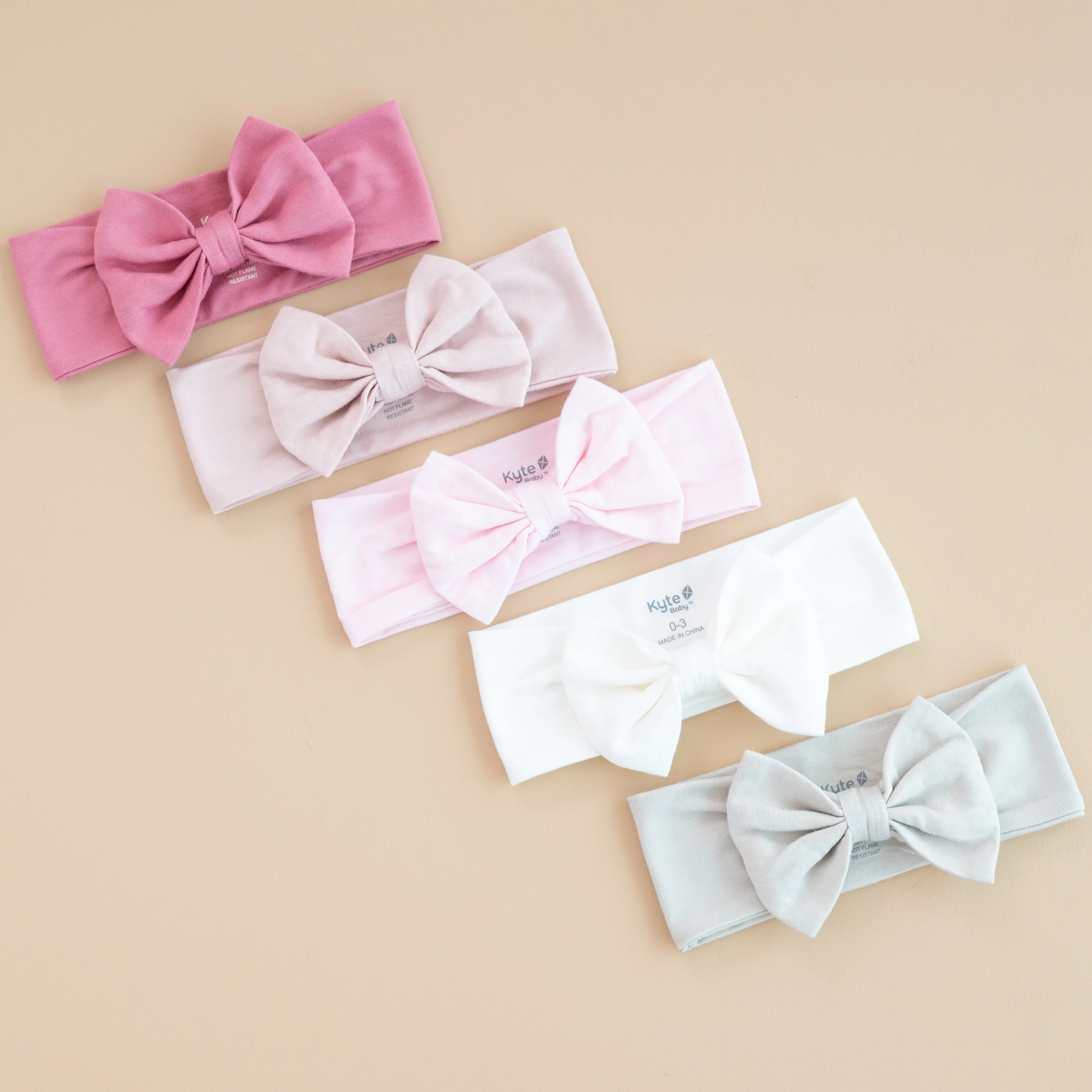 Bow Headband in Oat - Image 3