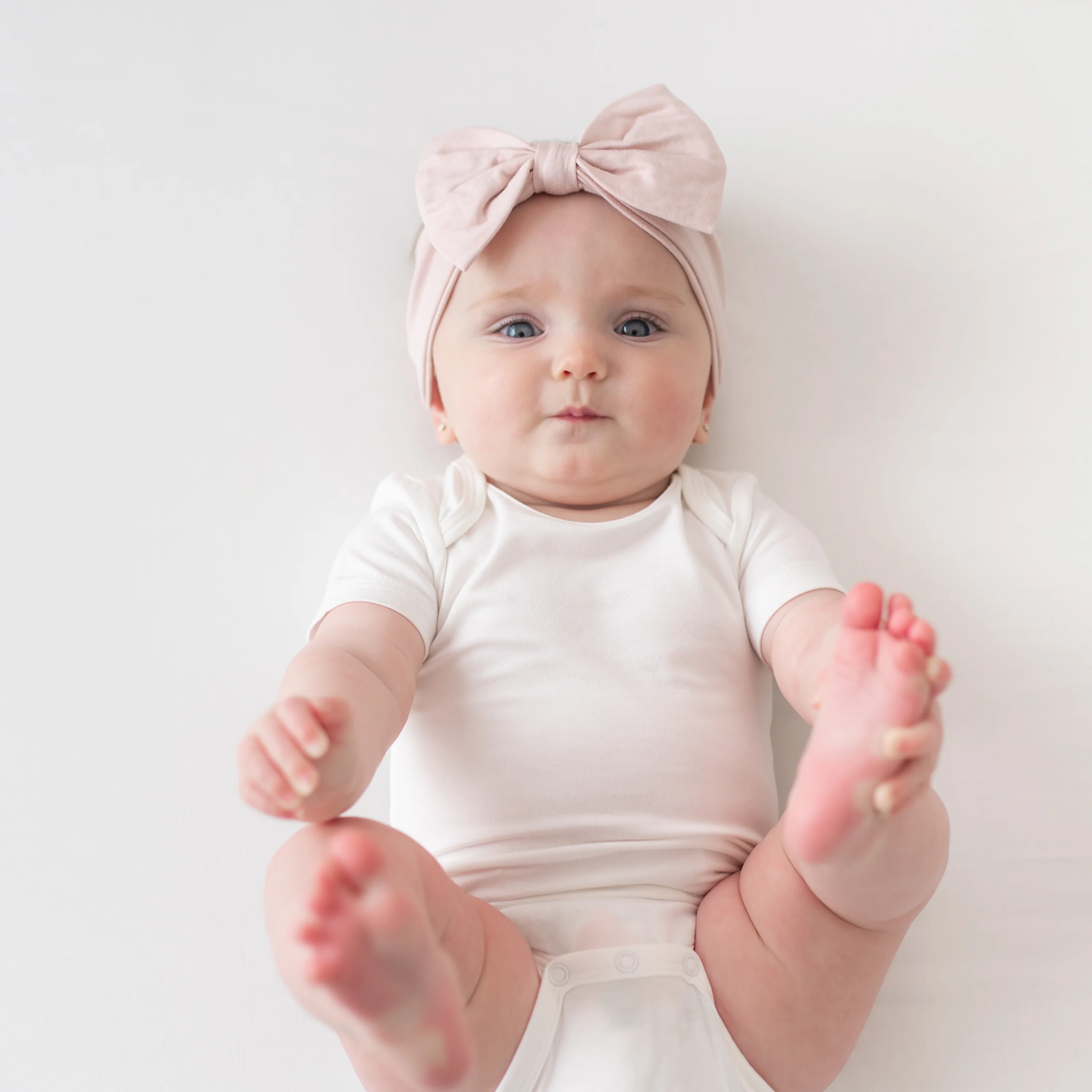 Bow Headband in Blush - Image 4