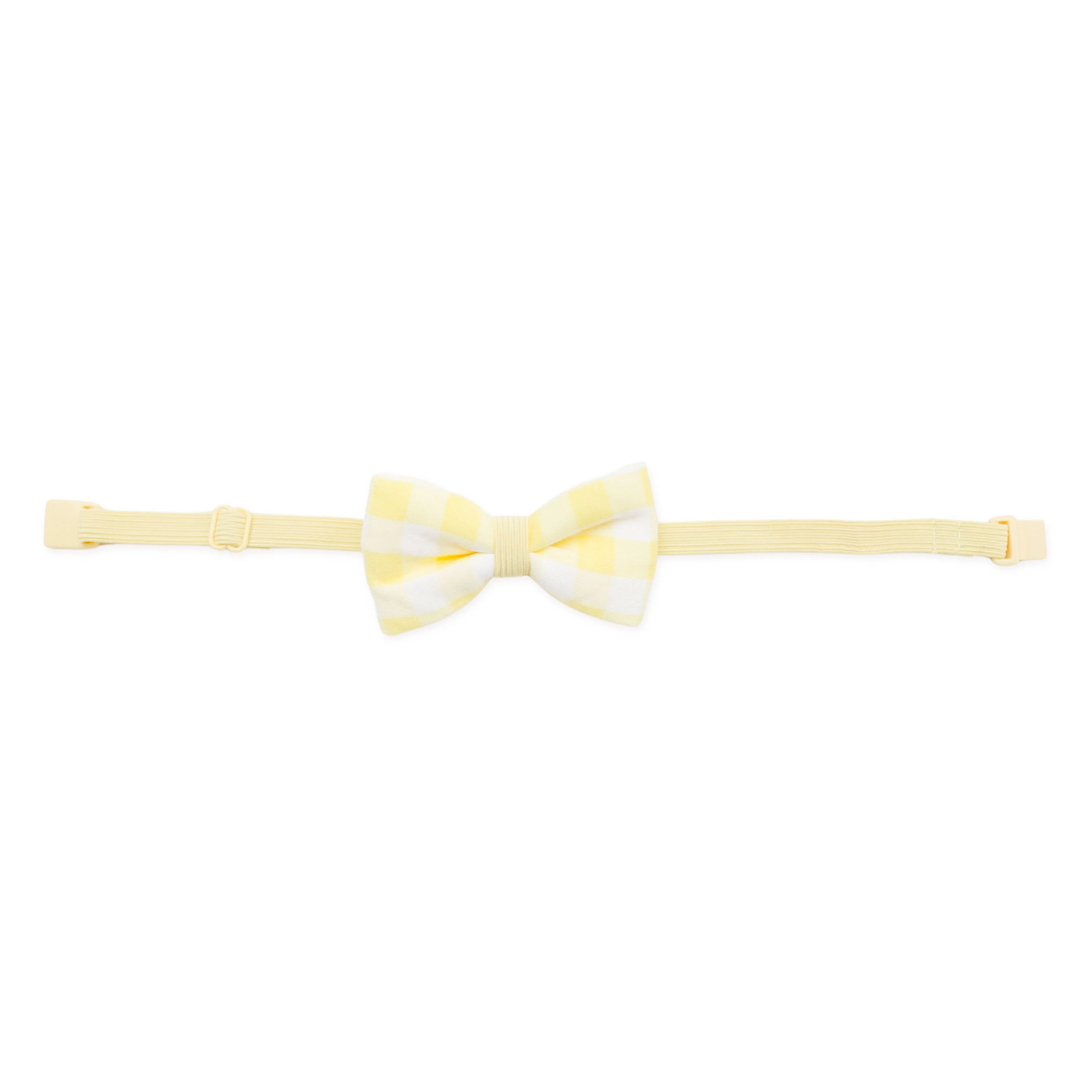 Bow Tie in Gingham Chamomile - Image 2