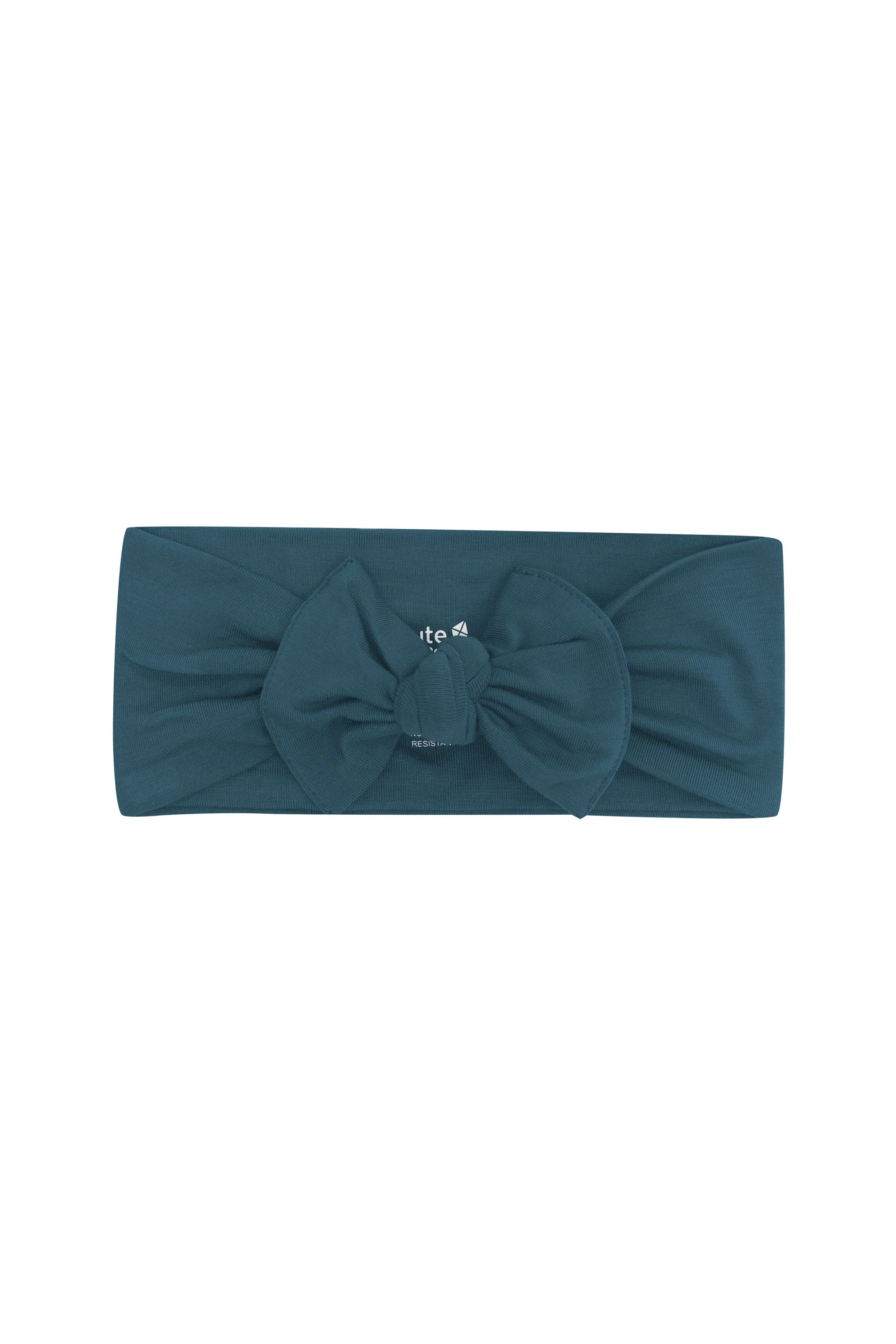 Knotted Bow Headband in Atlantic - Image 2