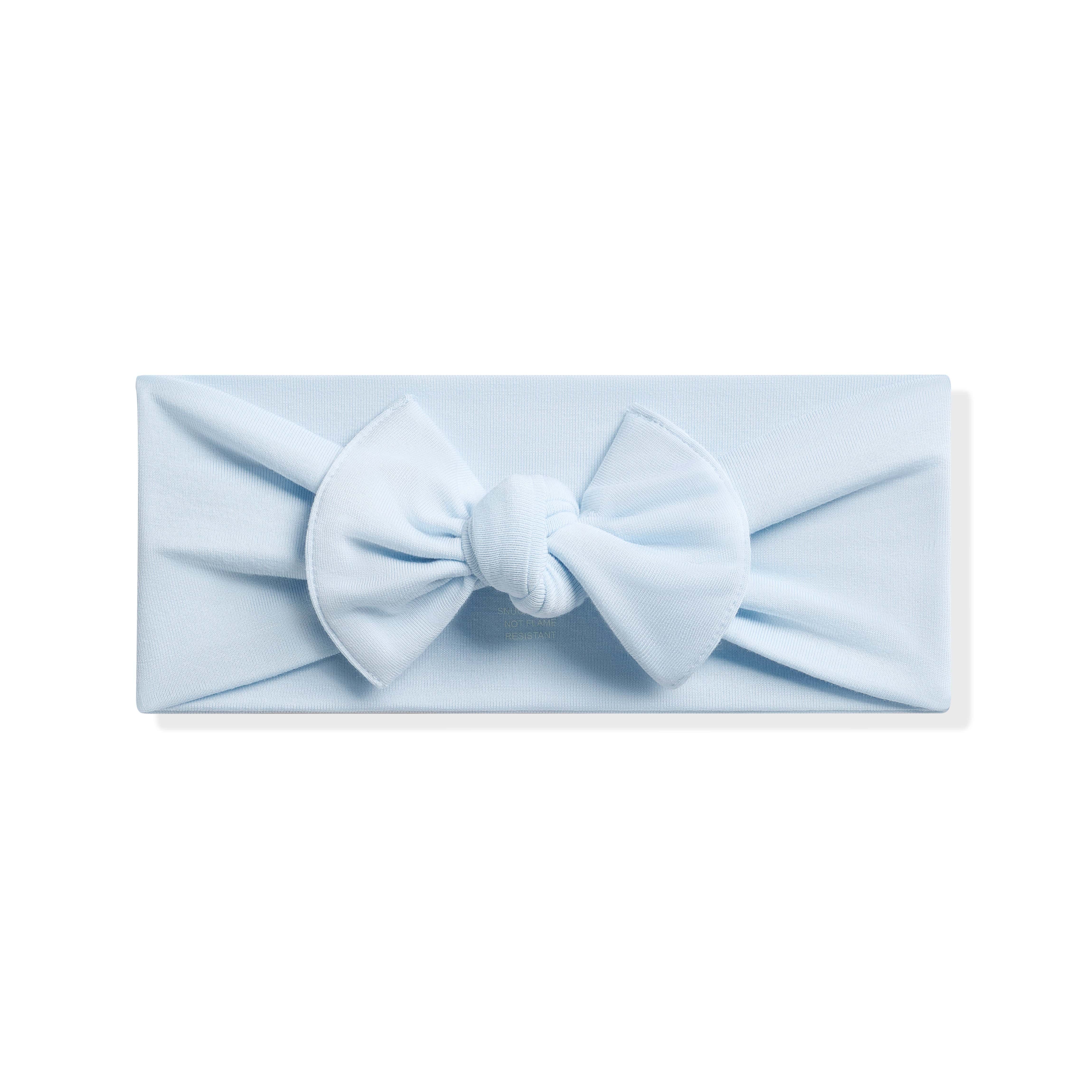 Knotted Bow Headband in Breeze - Image 2