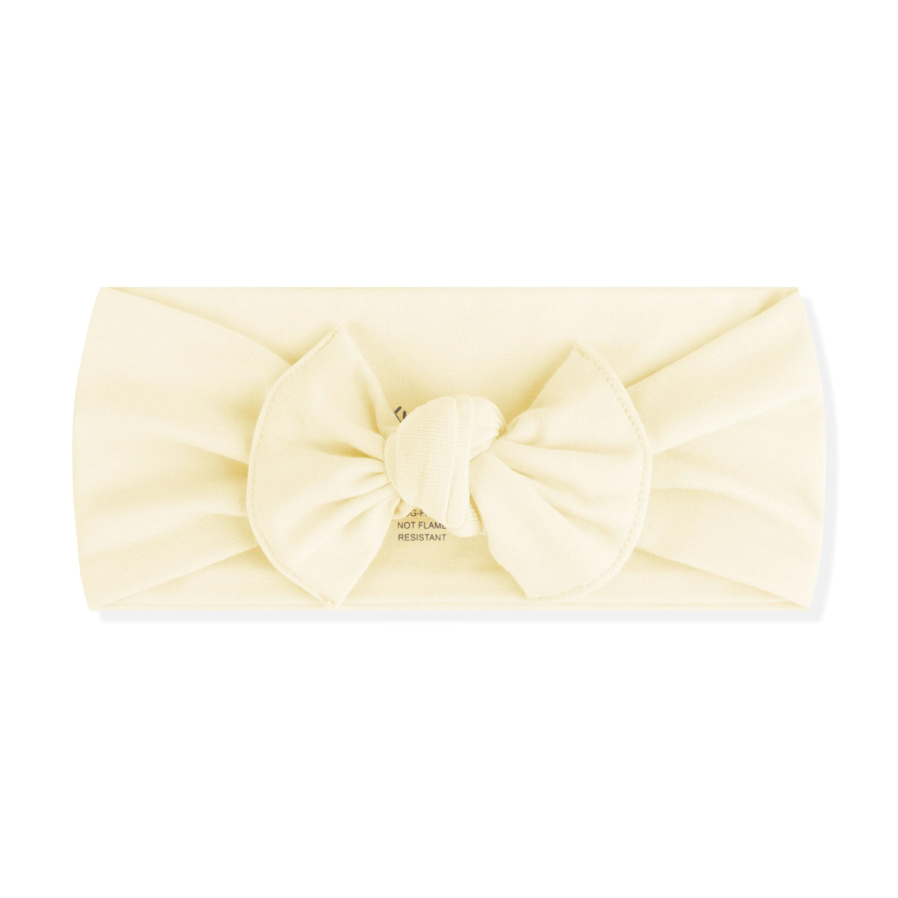 Knotted Bow Headband in Chamomile - Image 2