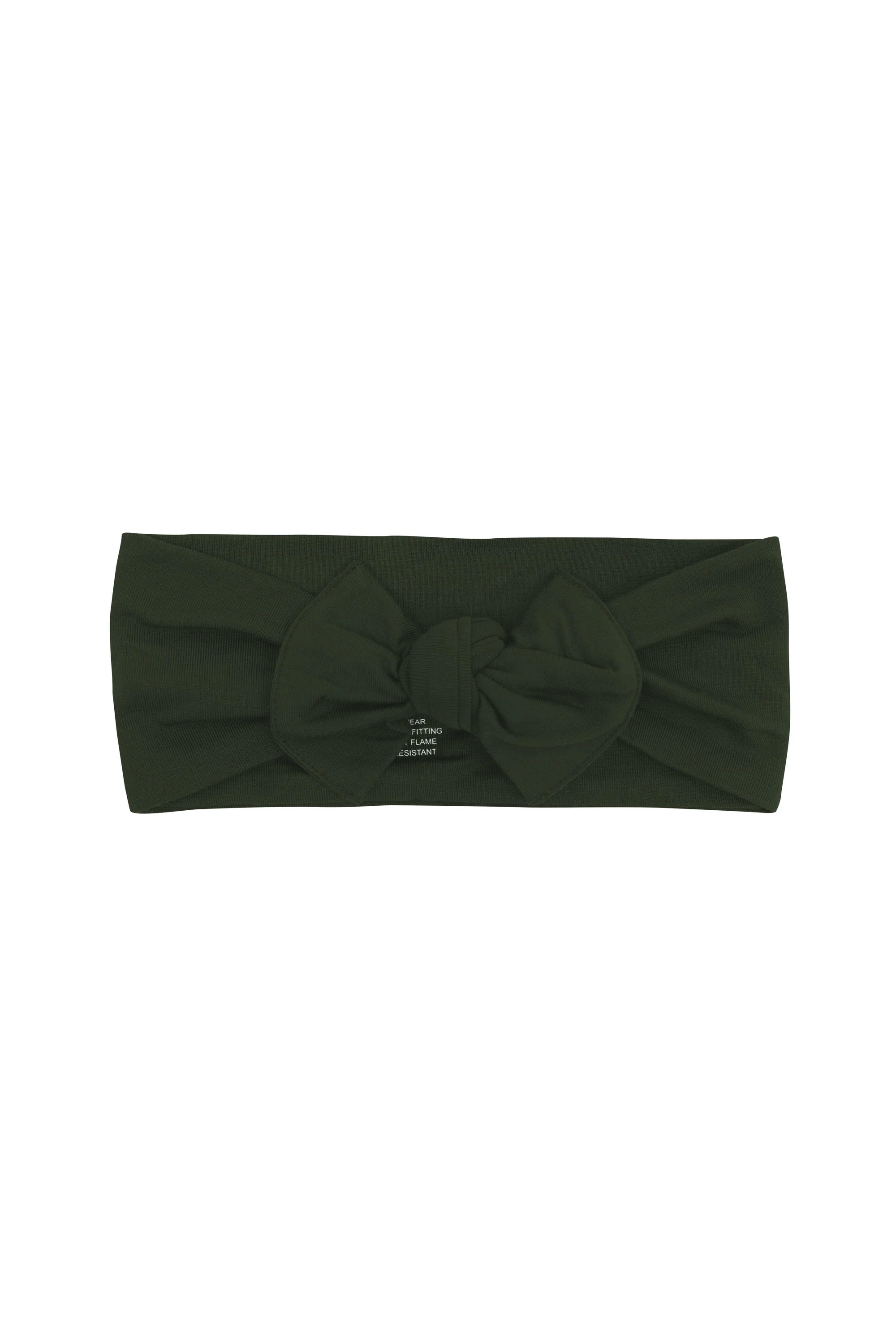 Knotted Bow Headband in Fir - Image 2