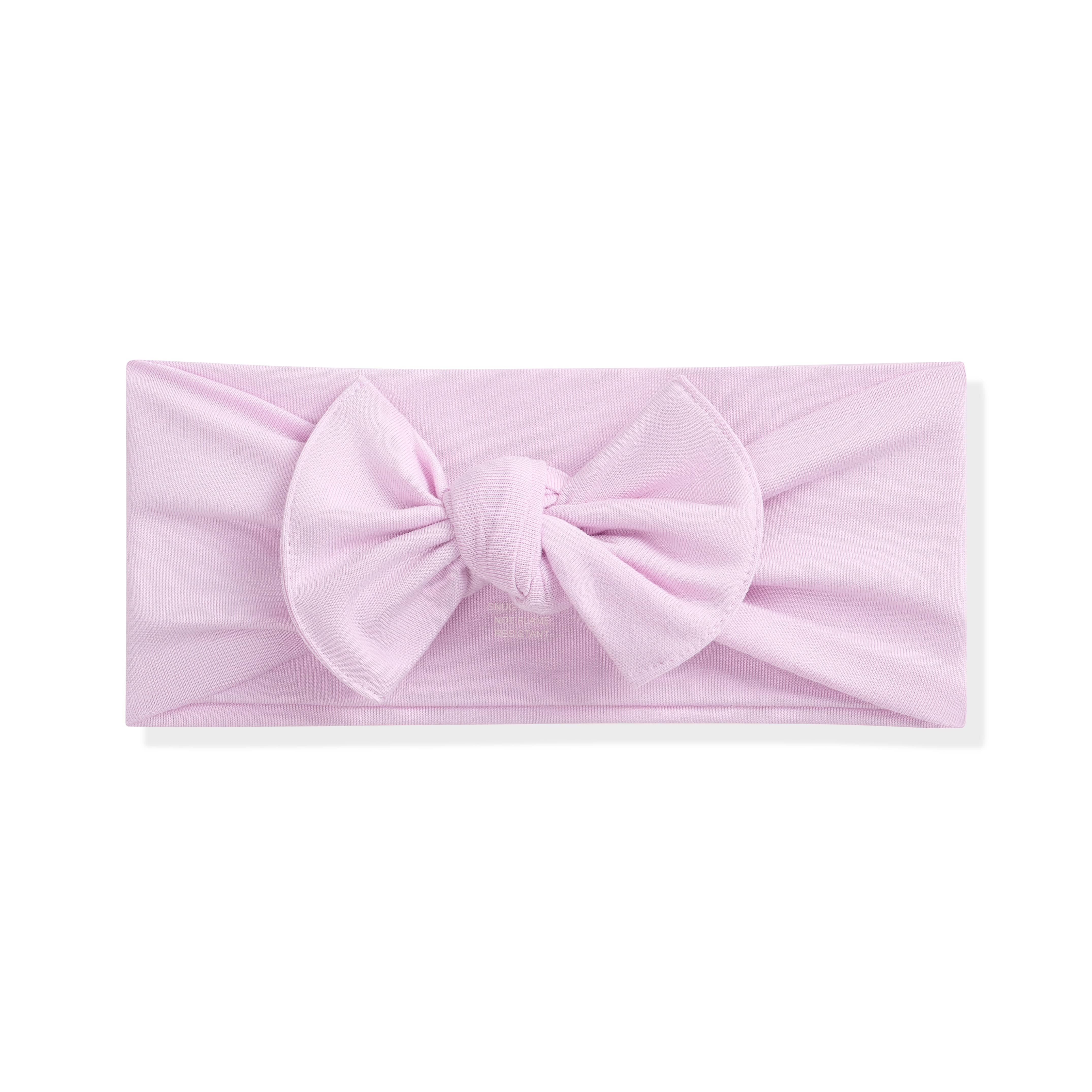 Knotted Bow Headband in Thistle - Image 2