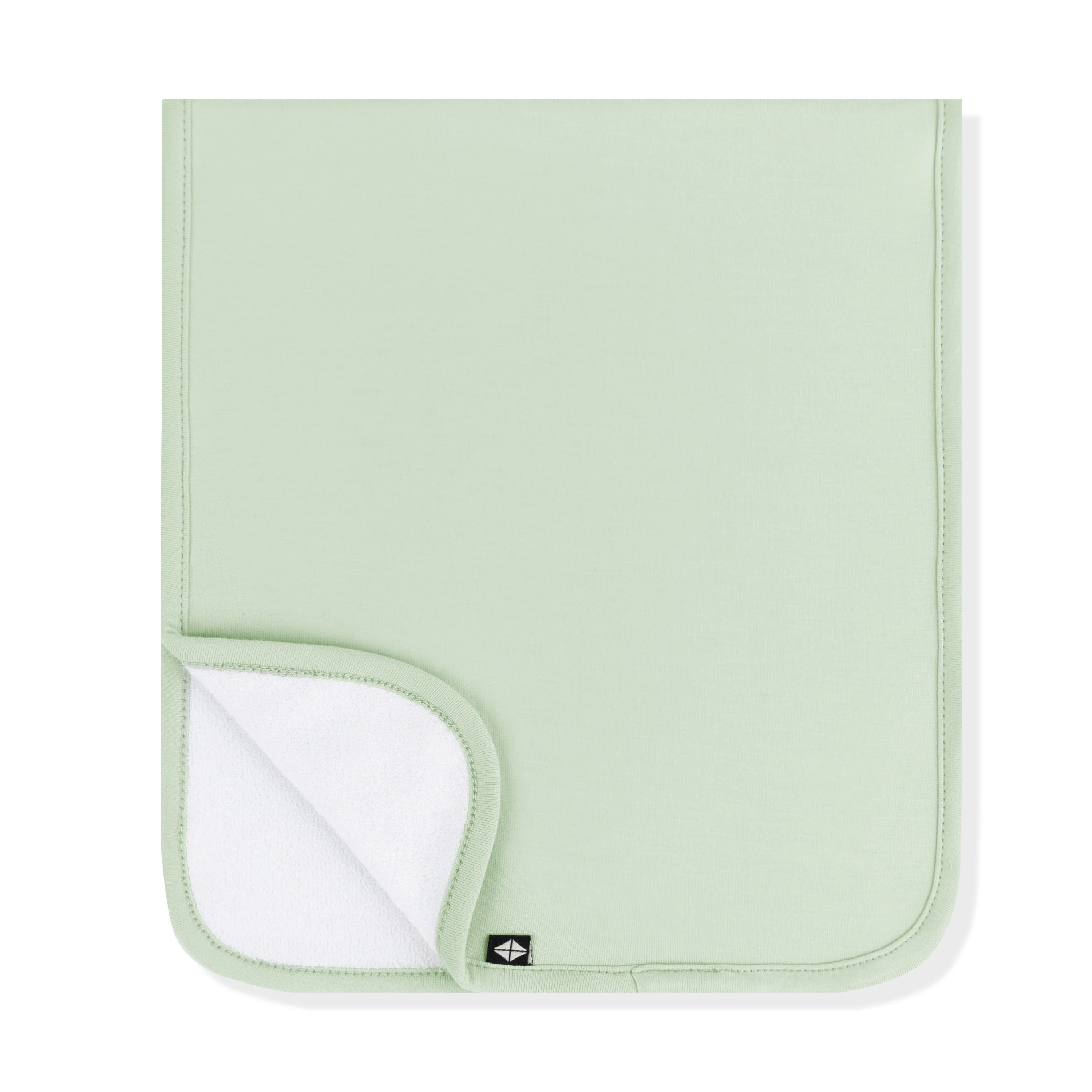 Burp Cloth in Basil - Image 3