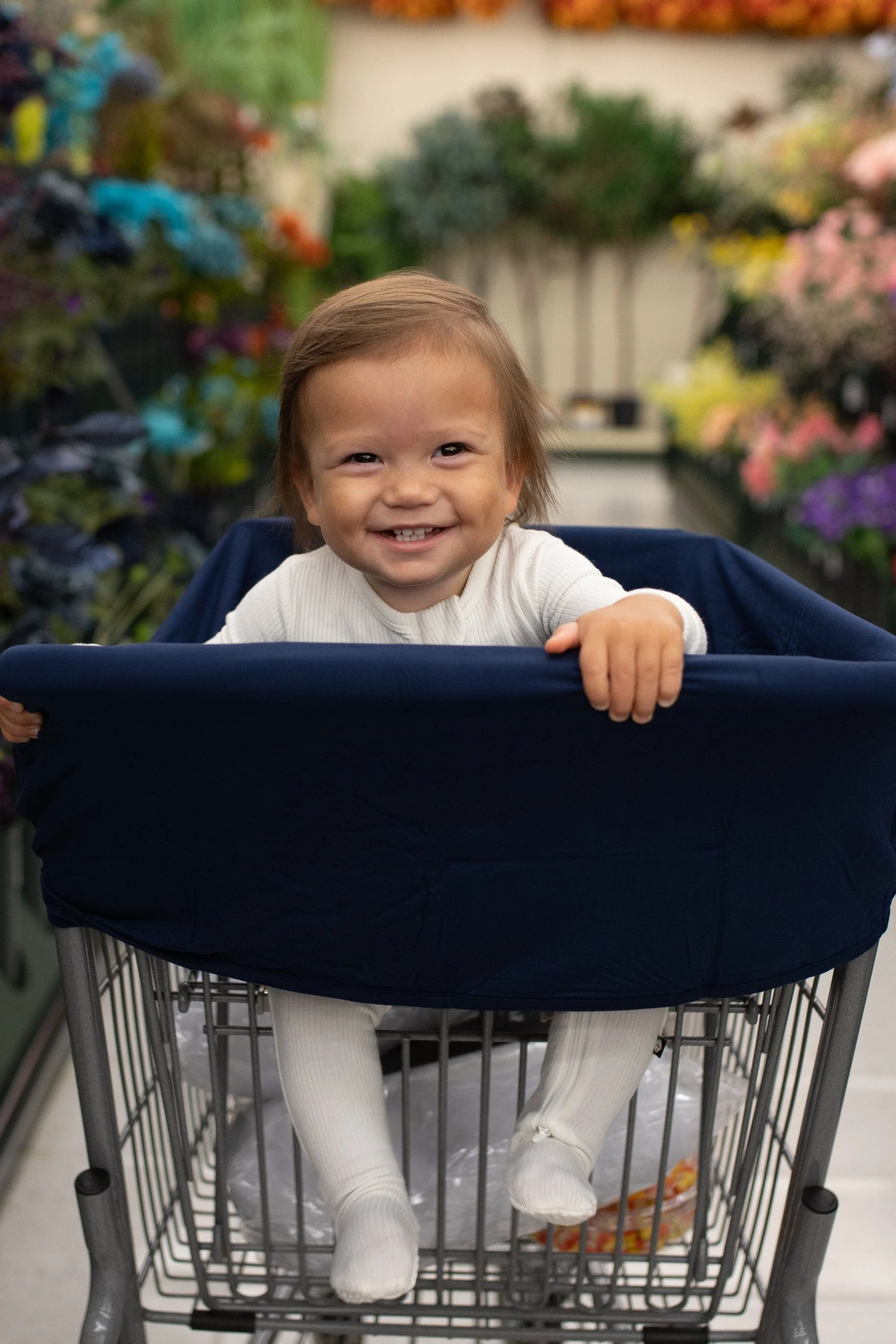 Car Seat Cover in Navy - Image 3