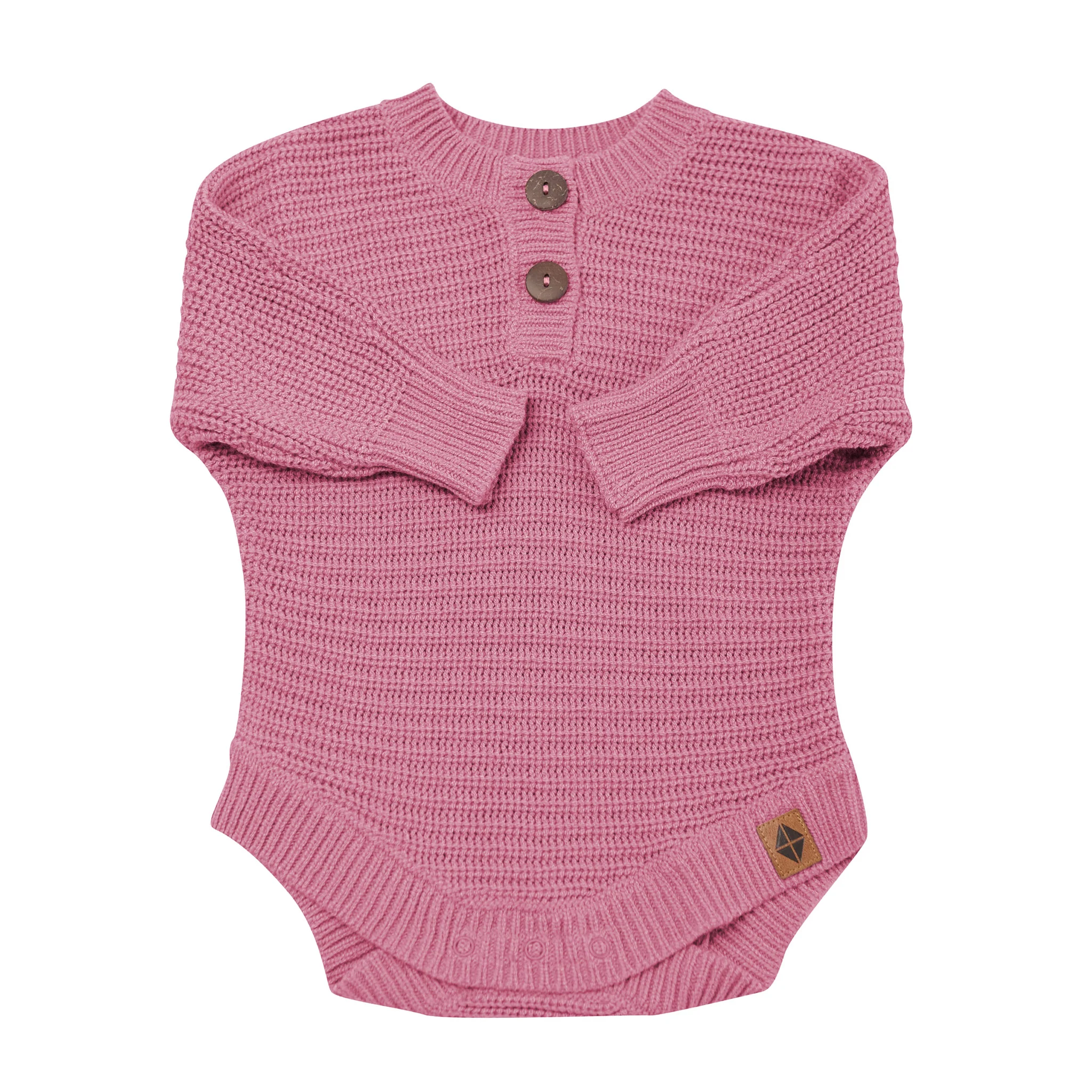 Chunky Knit Romper in Apple Blossom - Image 5
