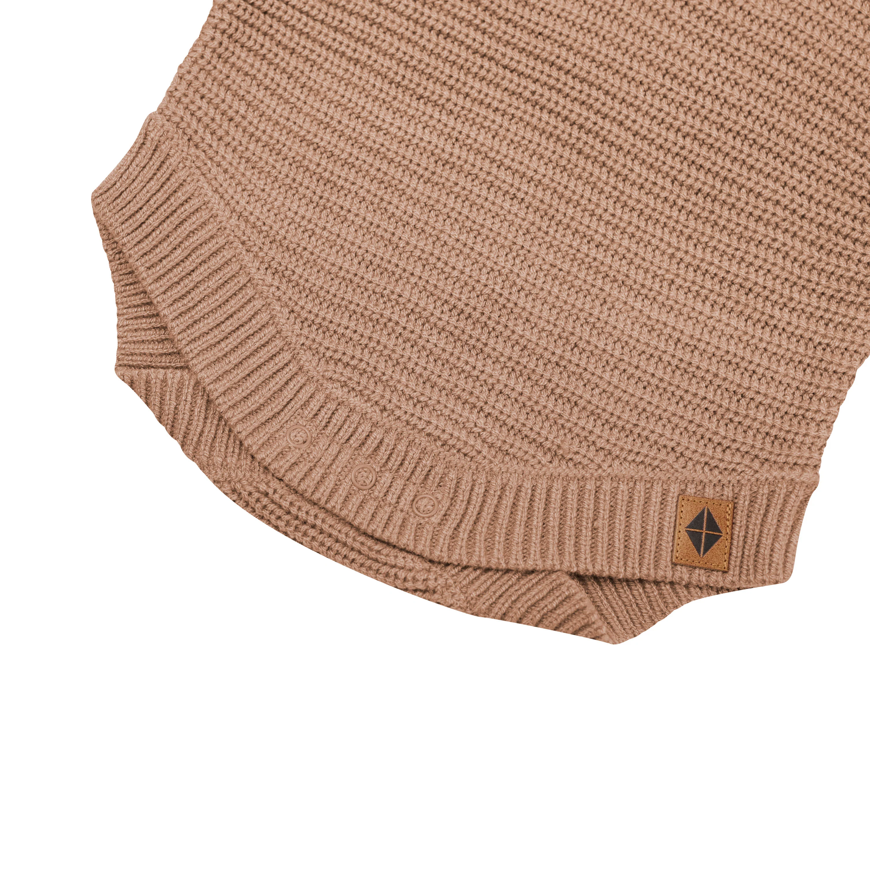 Chunky Knit Romper in Latte - Image 6