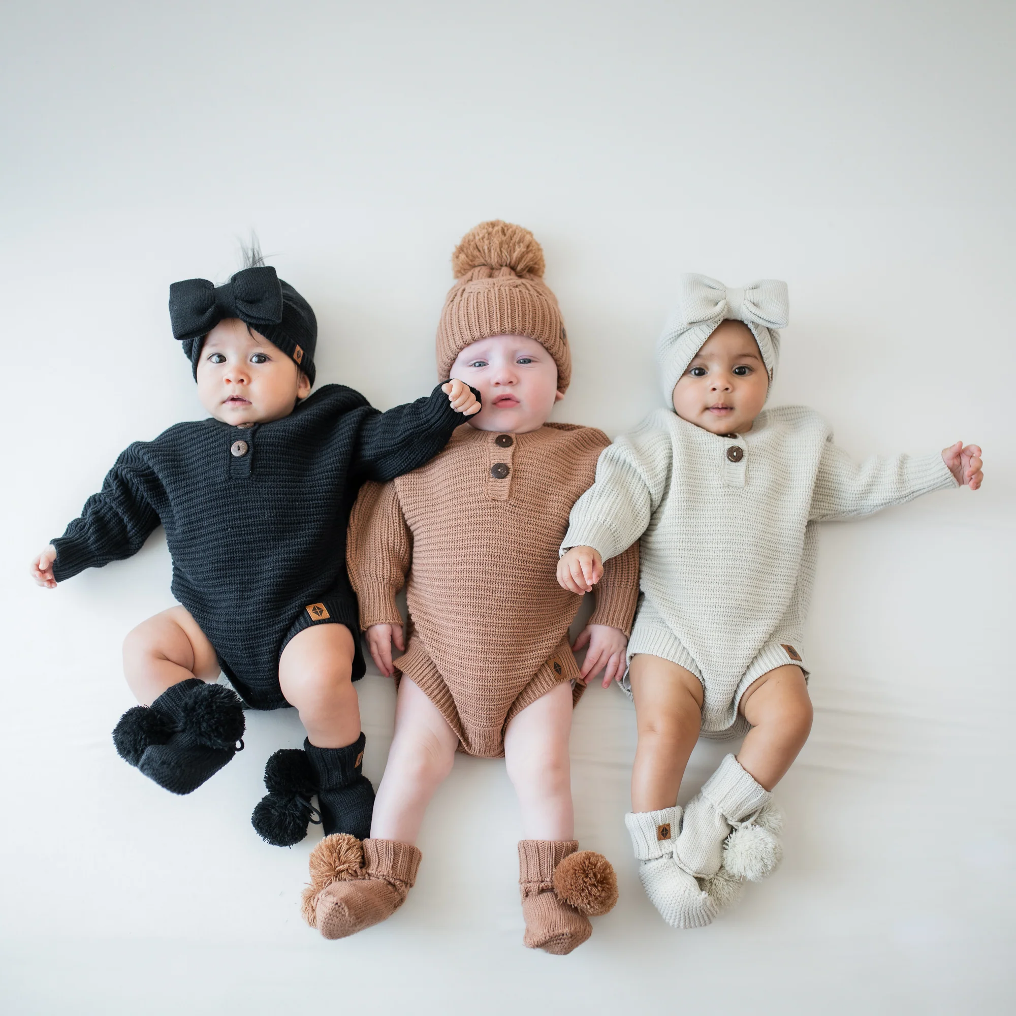 Chunky Knit Romper in Midnight - Image 2