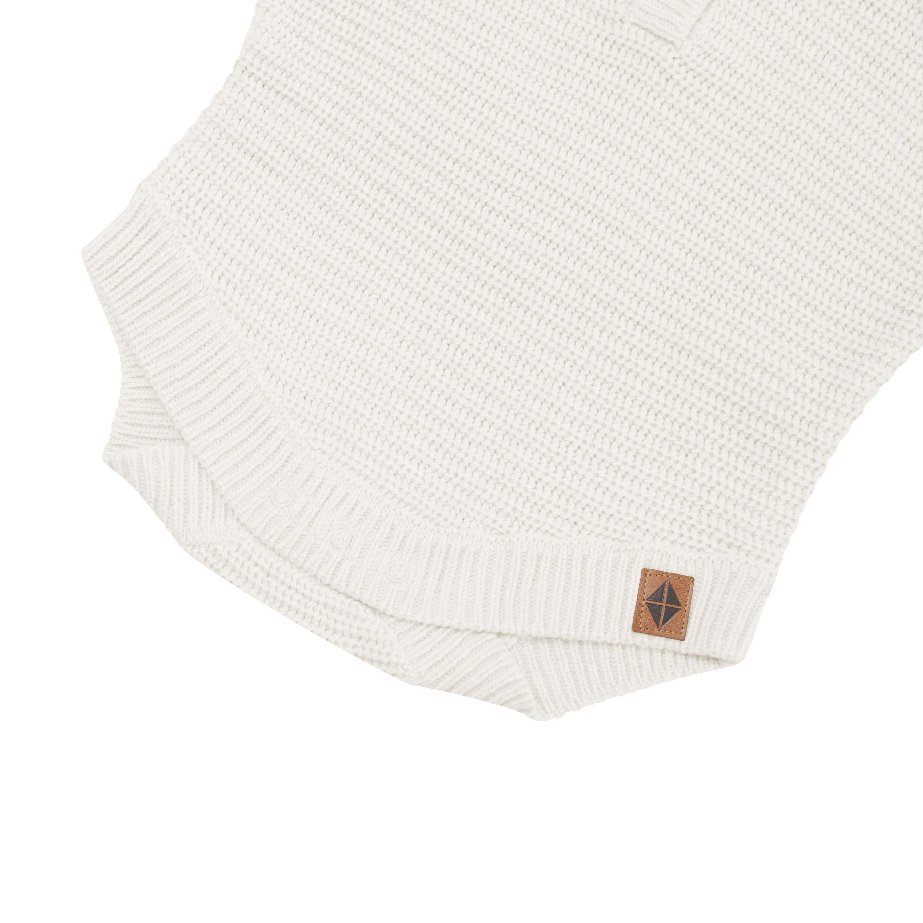 Chunky Knit Romper in Oat - Image 7