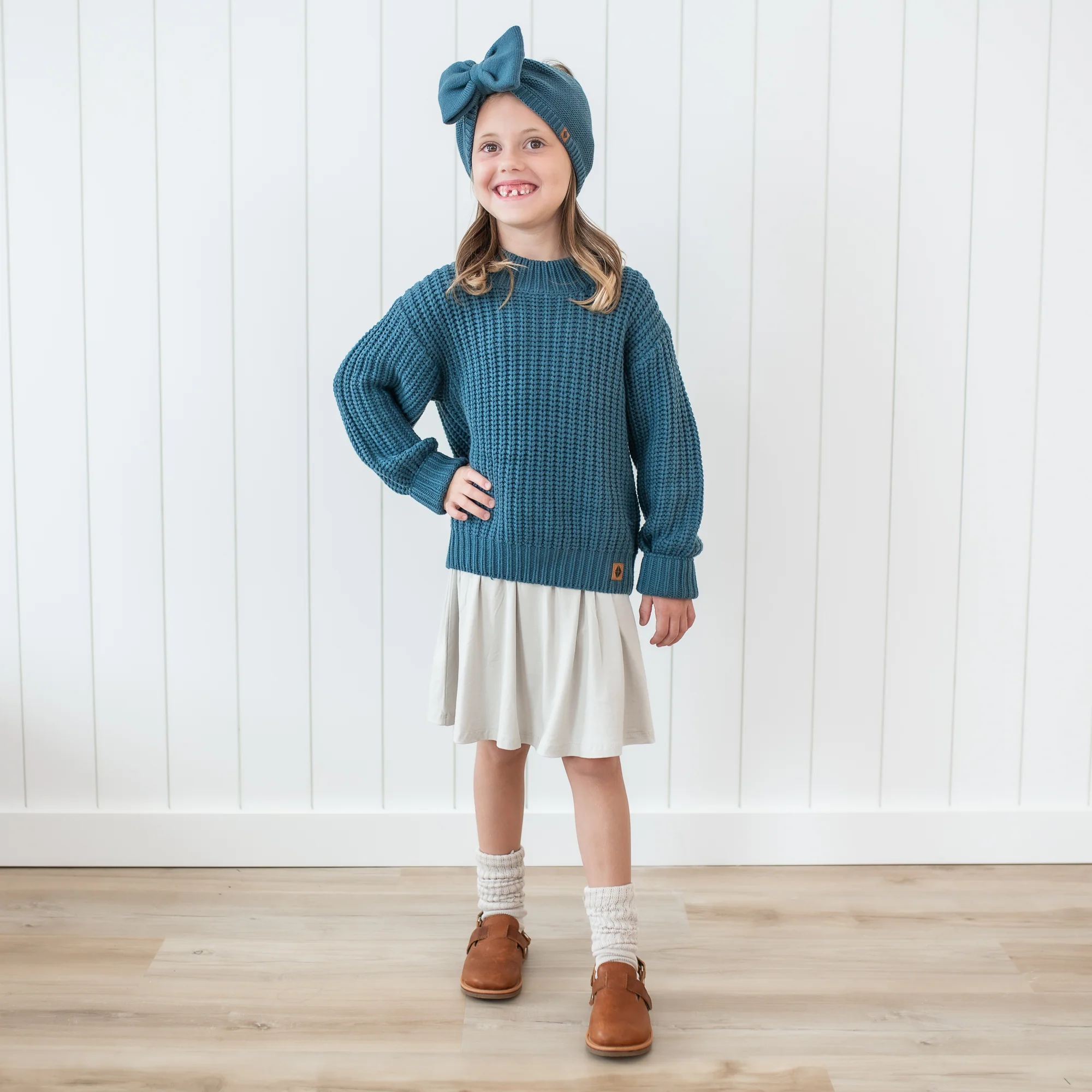 Chunky Knit Sweater in Atlantic - Image 6