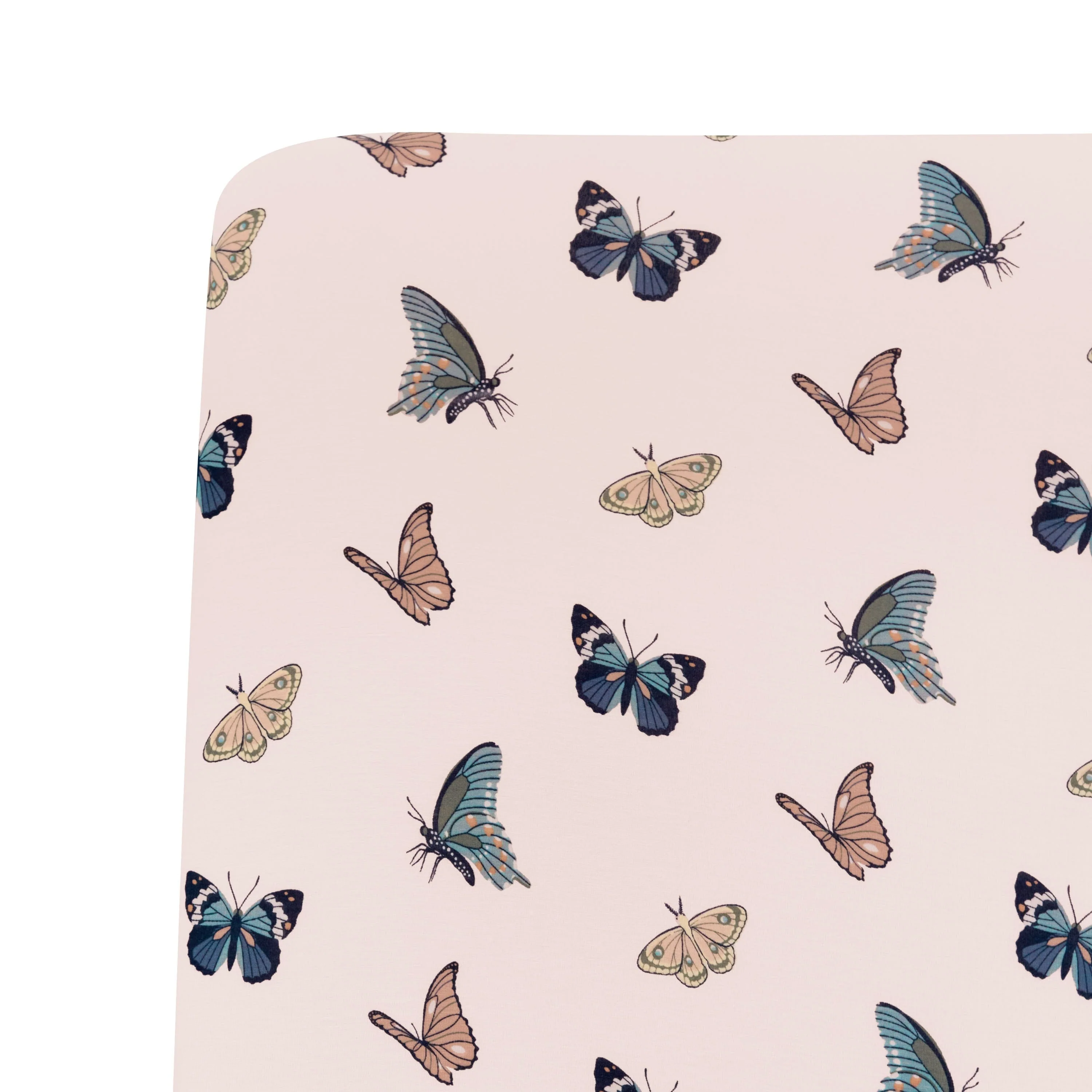 Crib Sheet in Blush Butterfly - Image 3