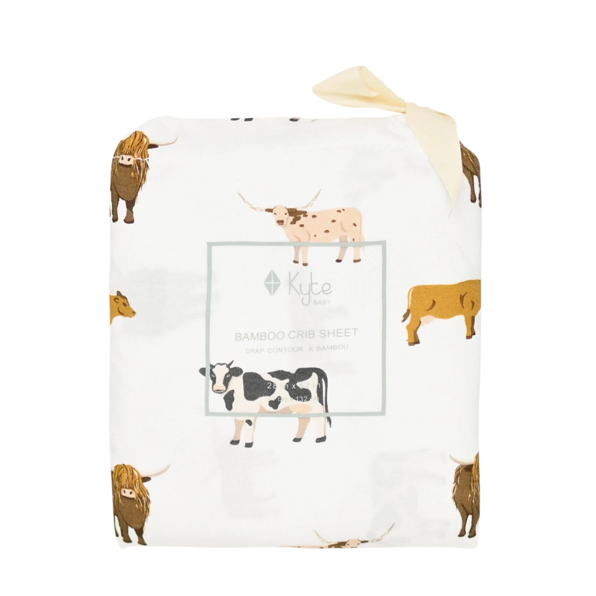 Crib Sheet in Moo - Image 3
