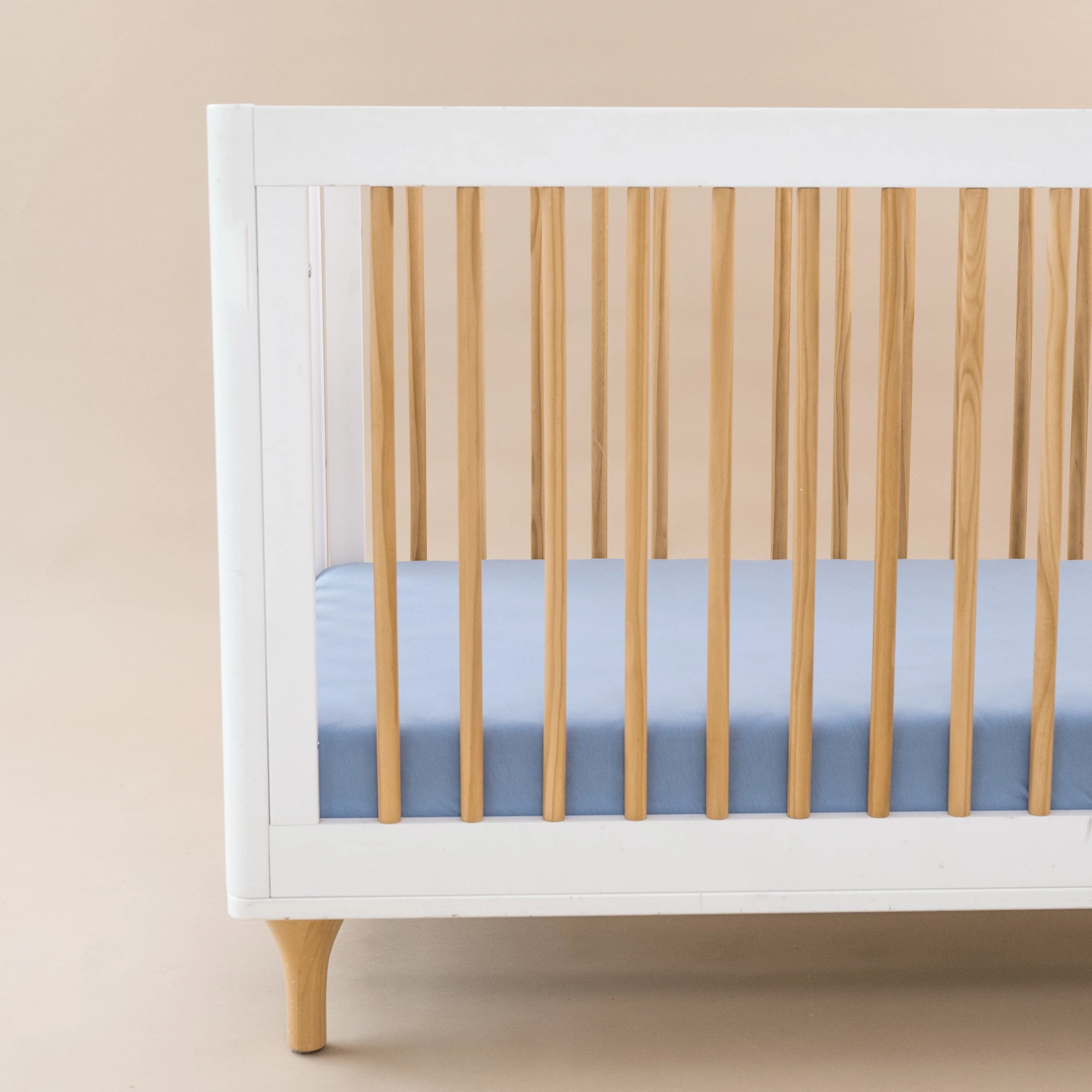 Crib Sheet in Slate - Image 2