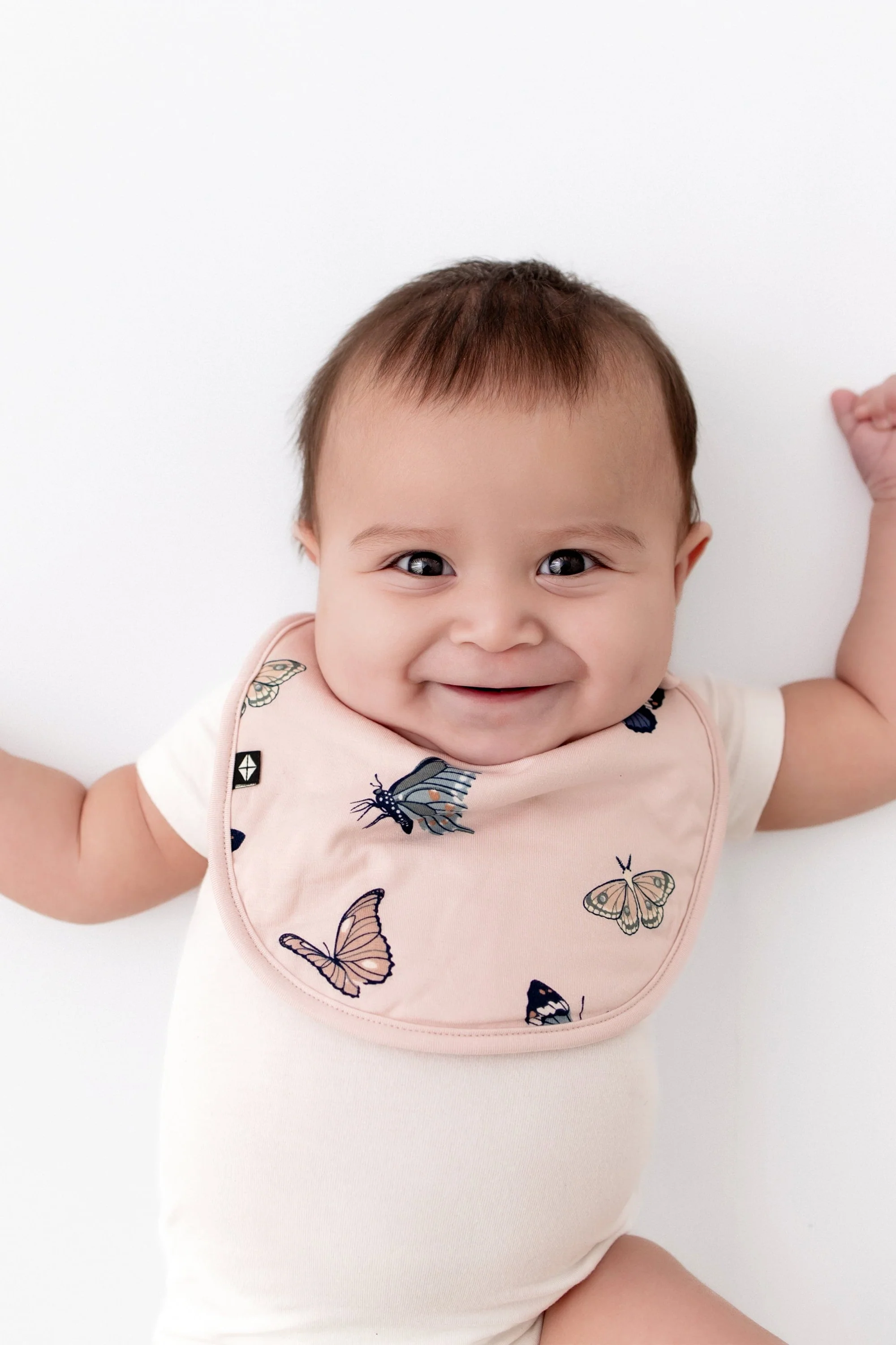 Cushy Bib in Blush Butterfly - Image 3