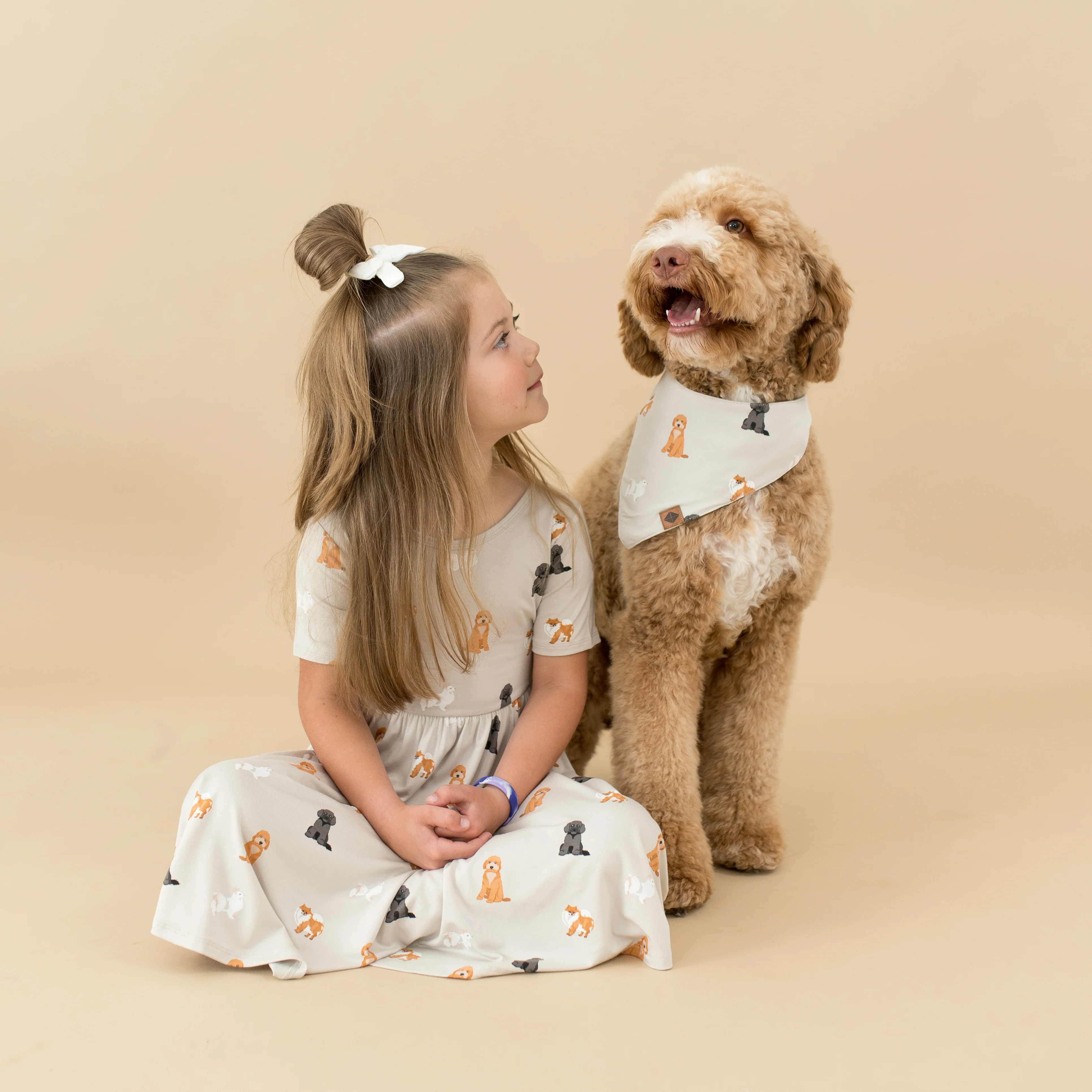 Dog Bandana in Fluffy Dog - Image 6
