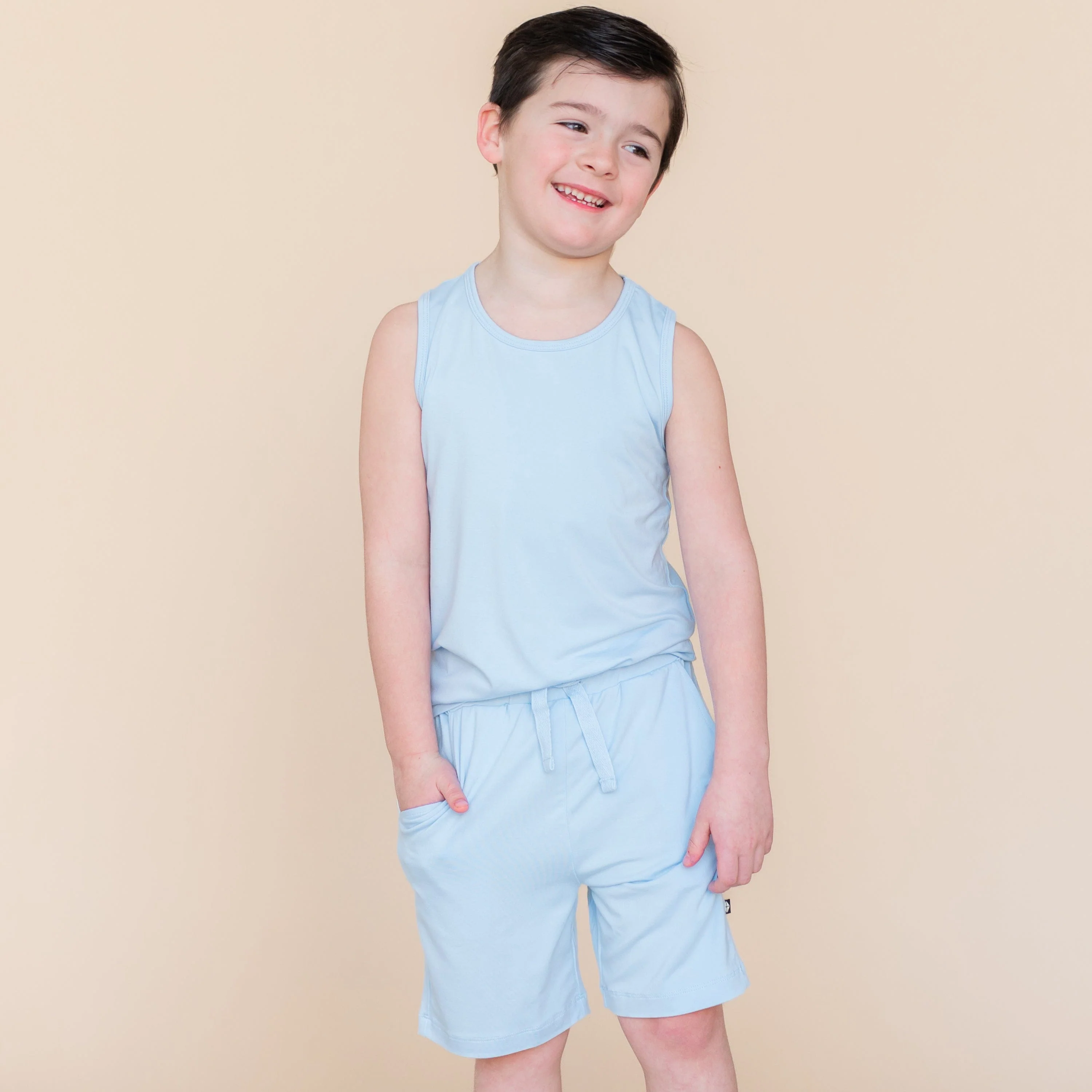 Drawstring Short in Breeze - Image 3