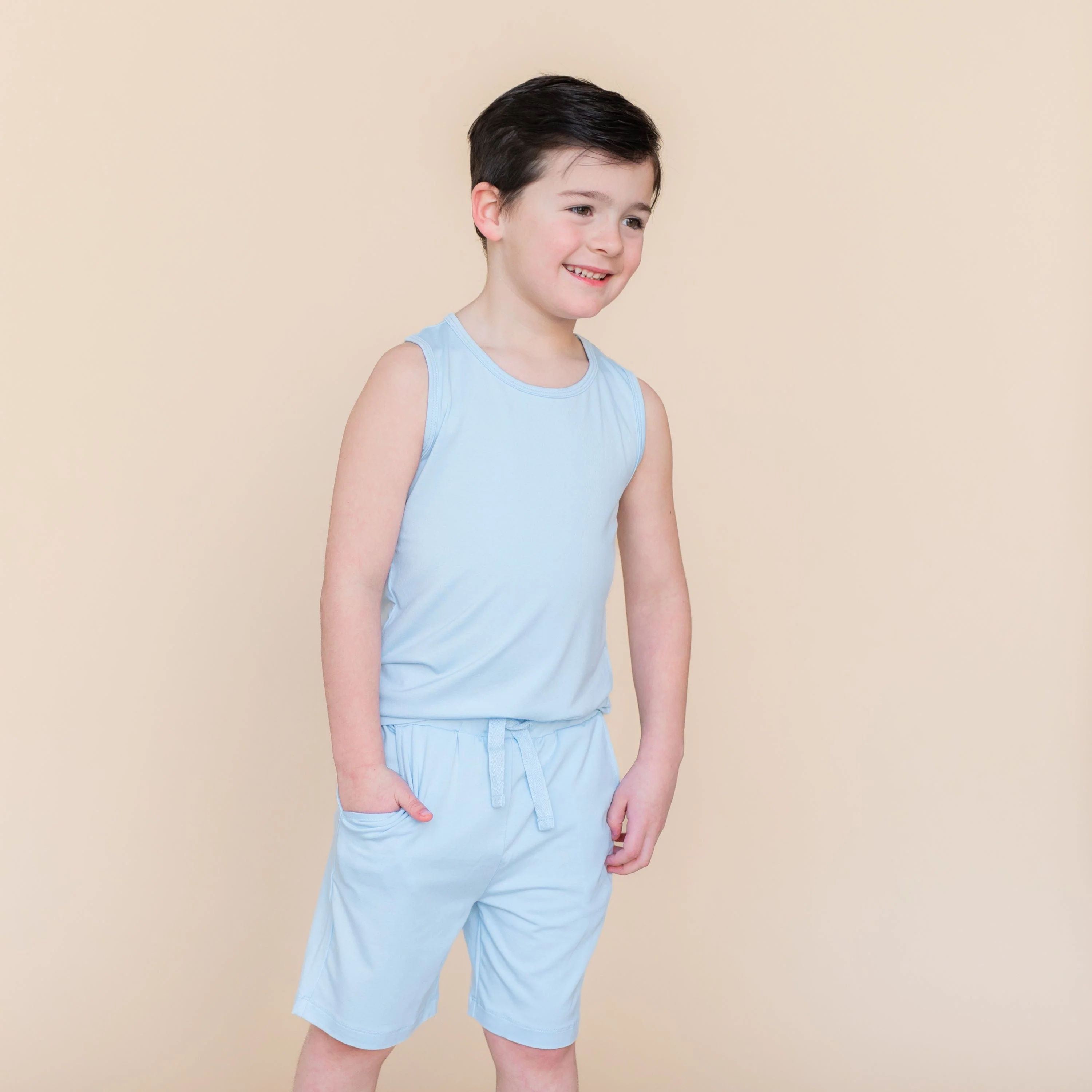 Drawstring Short in Breeze - Image 4