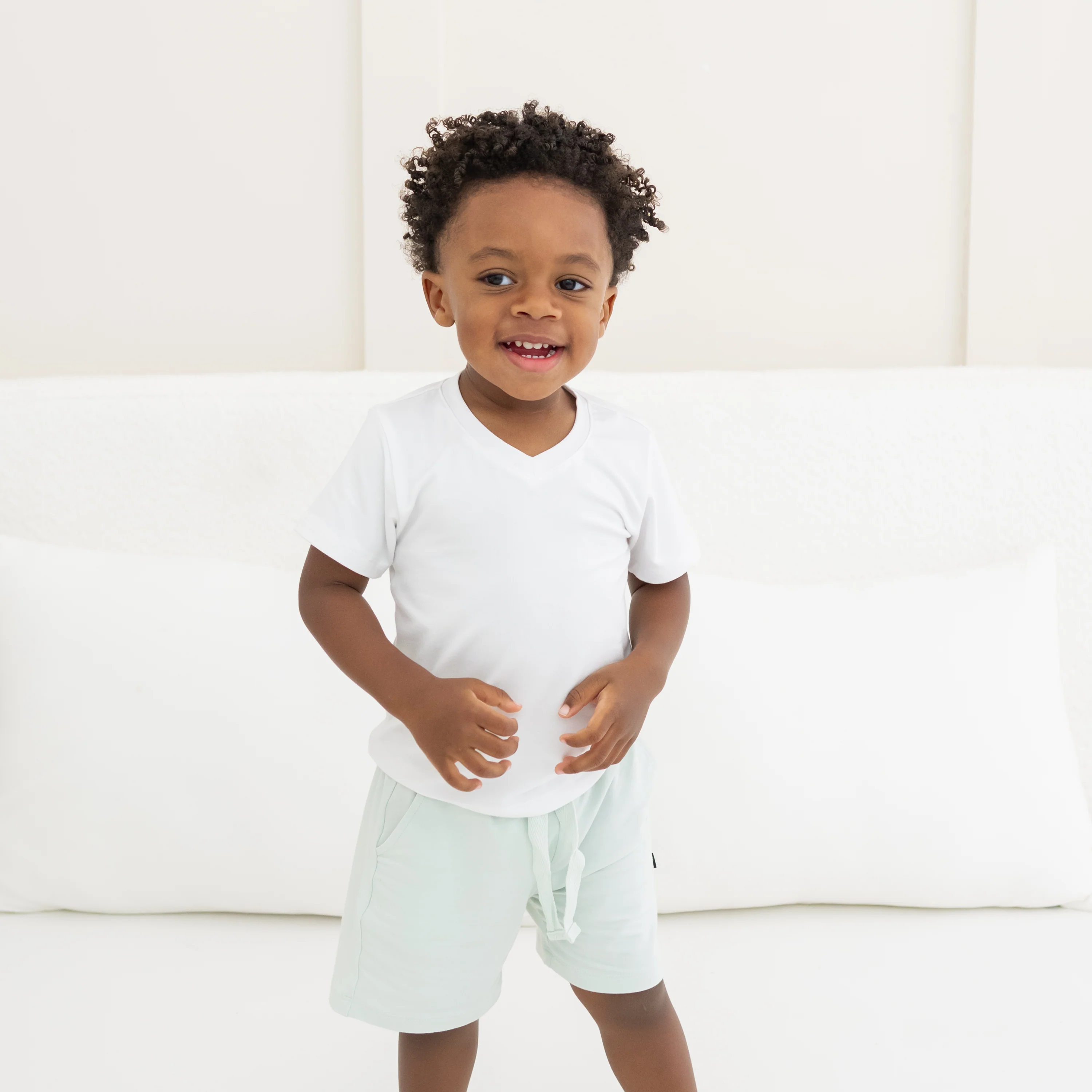 Drawstring Short in Dew - Image 3