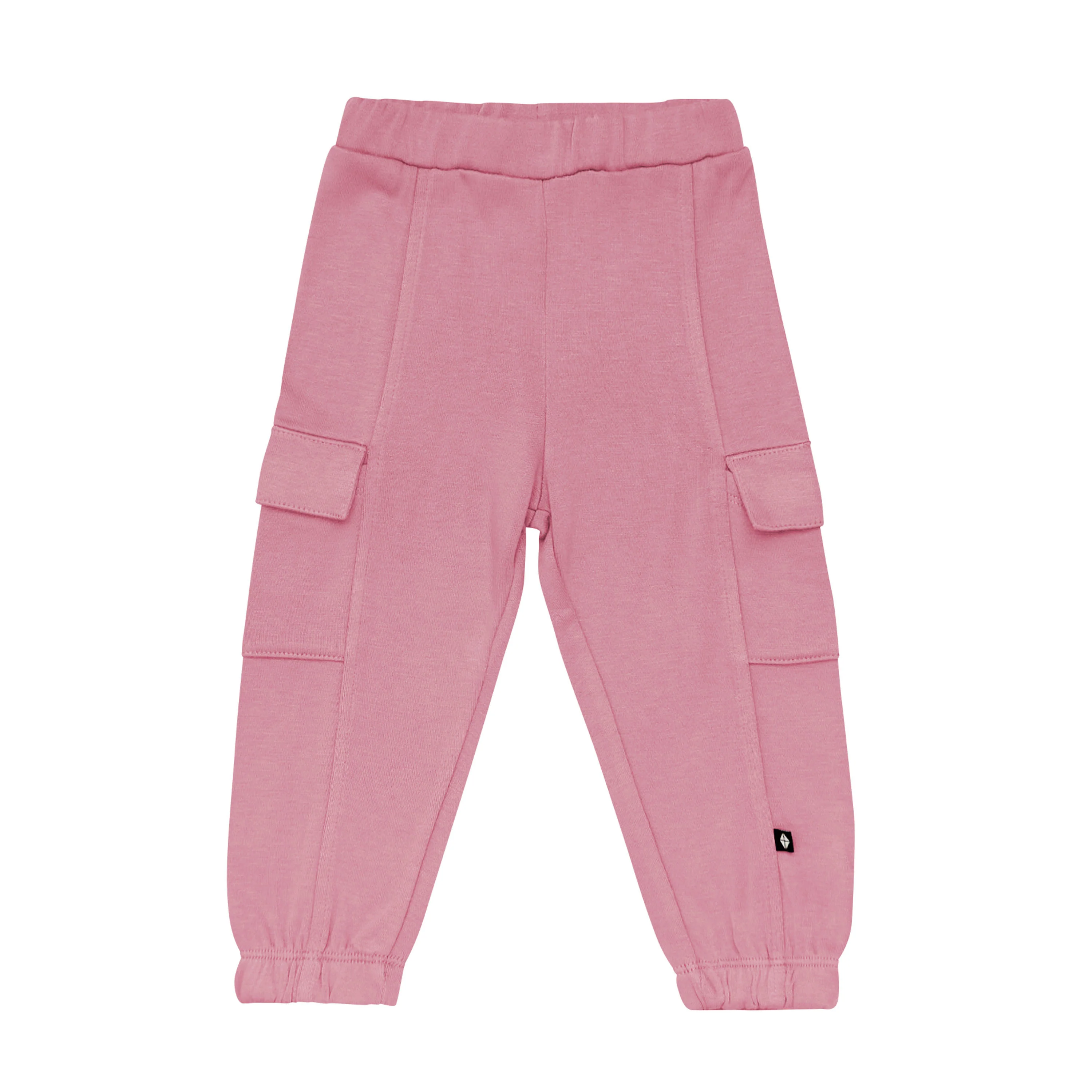 Fleece Cargo Pants in Apple Blossom - Image 2