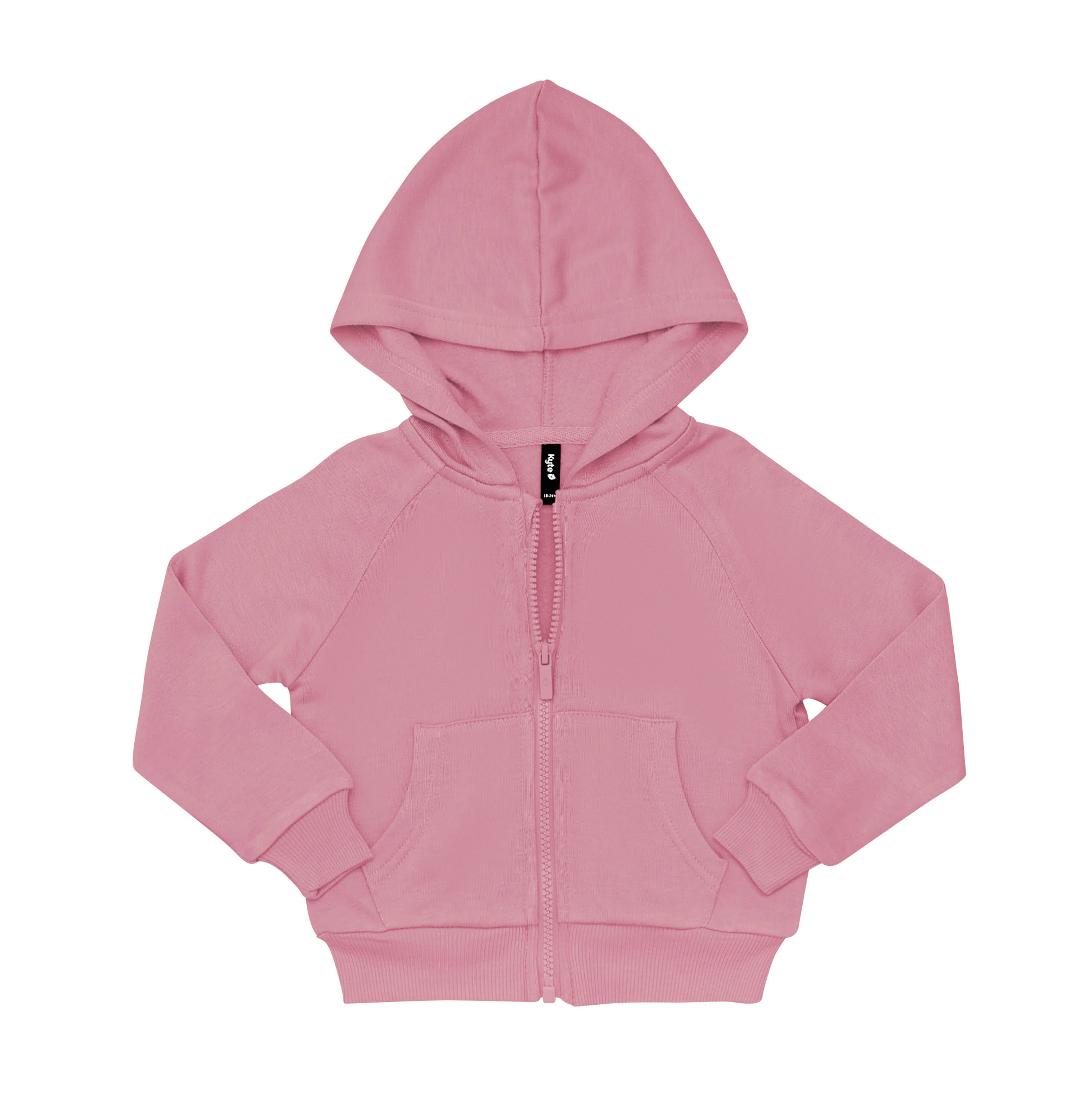 Fleece Zip Up Hoodie in Apple Blossom - Image 7