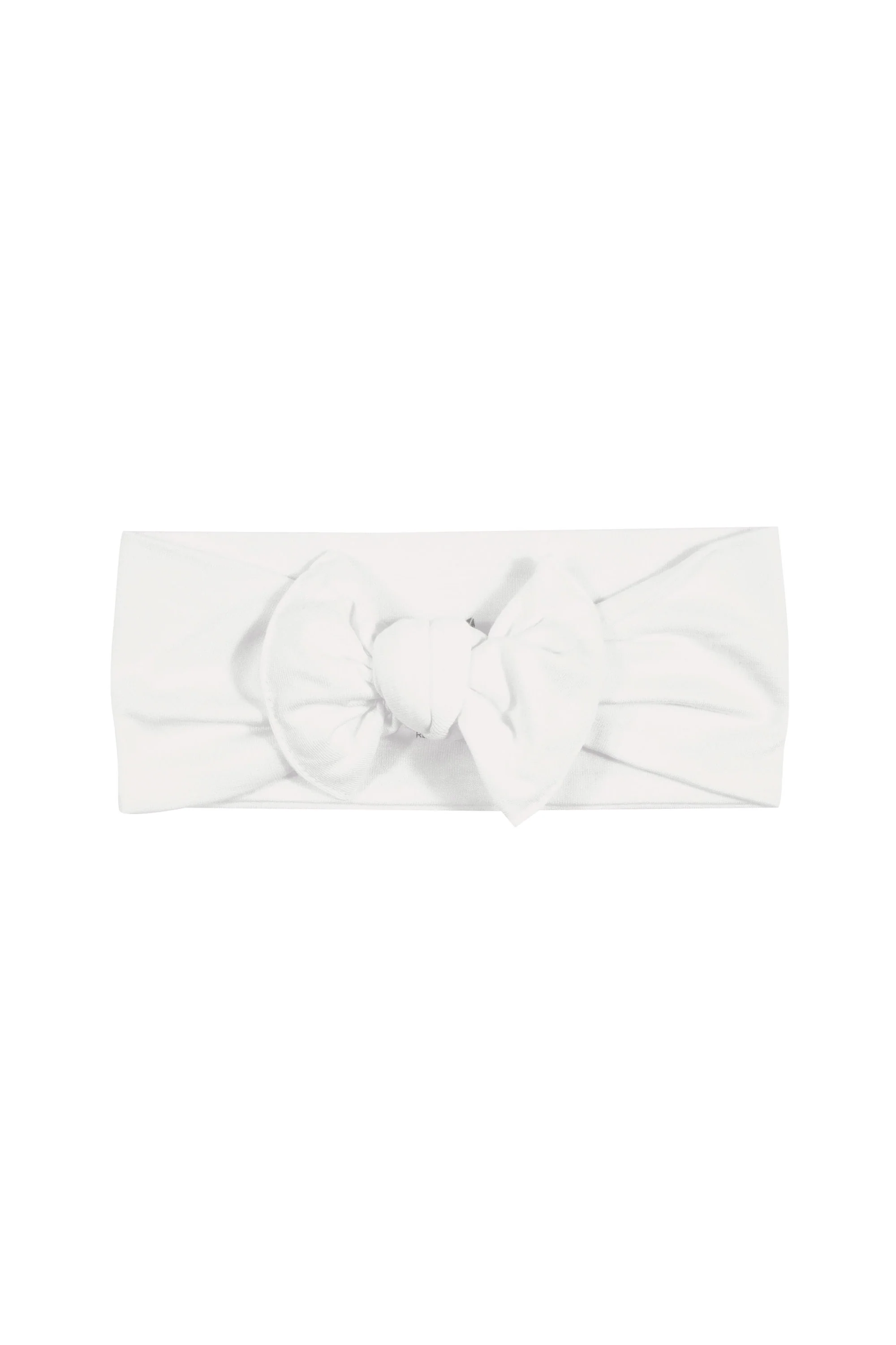 Knotted Bow Headband in Cloud - Image 2