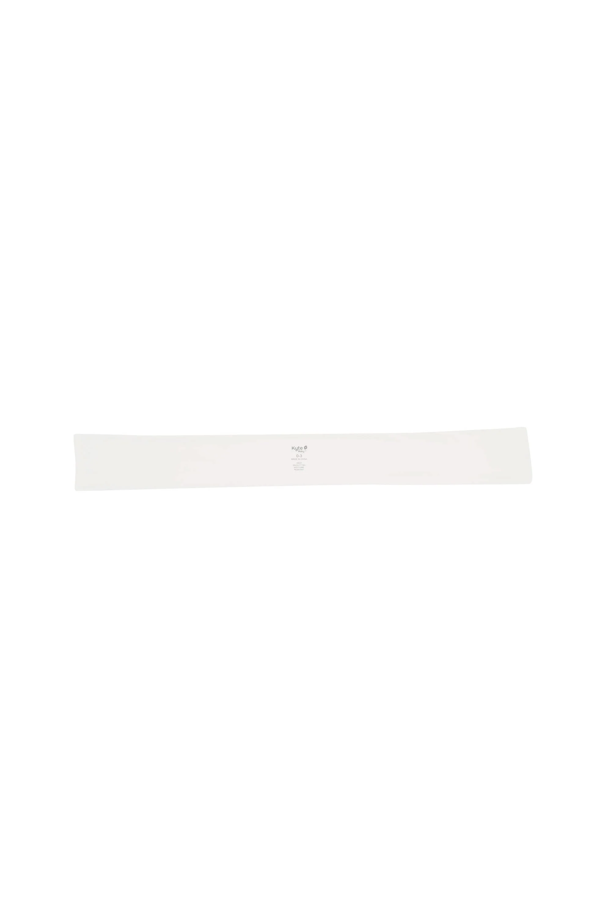 Knotted Bow Headband in Cloud - Image 4