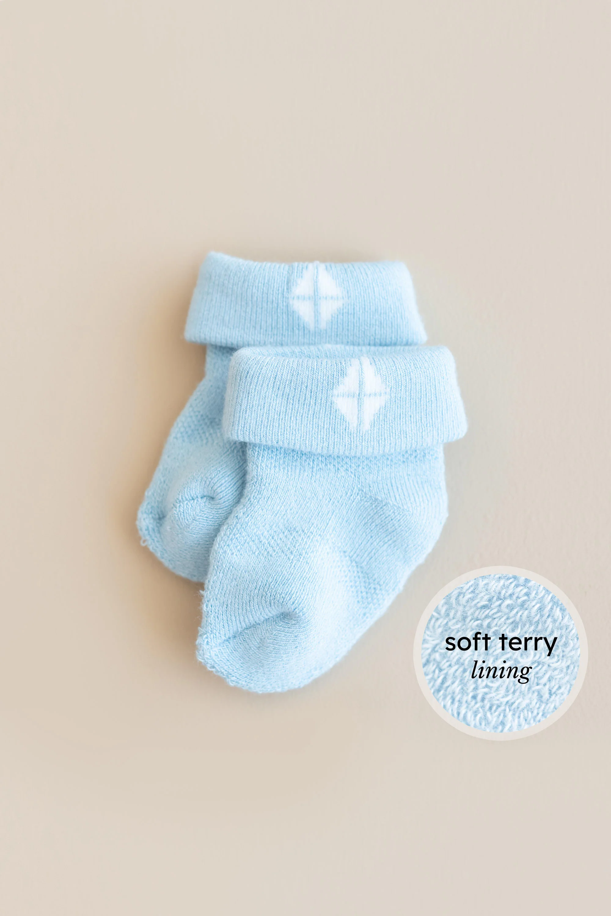 Baby 3-Pack Socks in Cool - Image 2