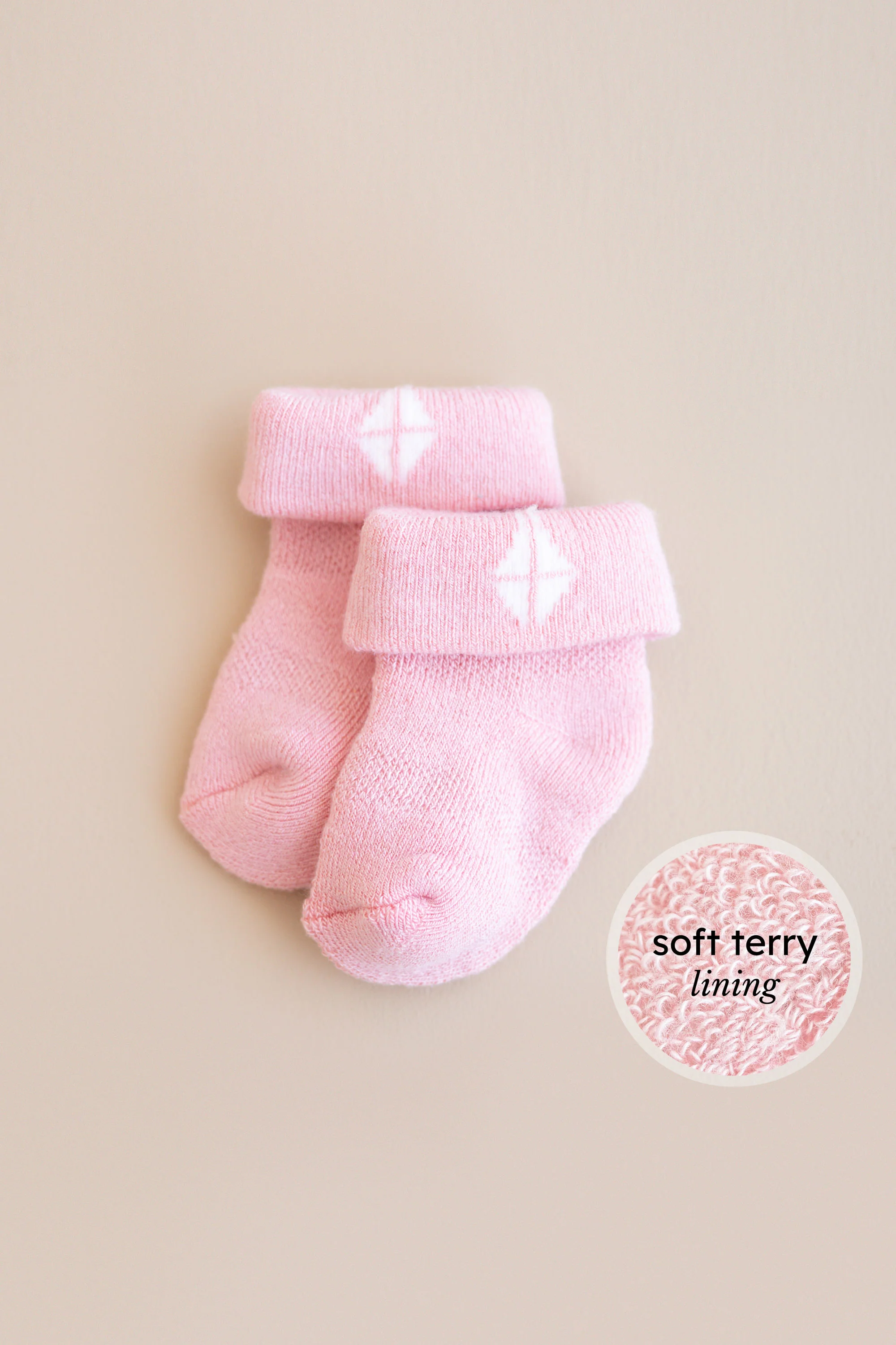 Baby 3-Pack Socks in Pastel - Image 2