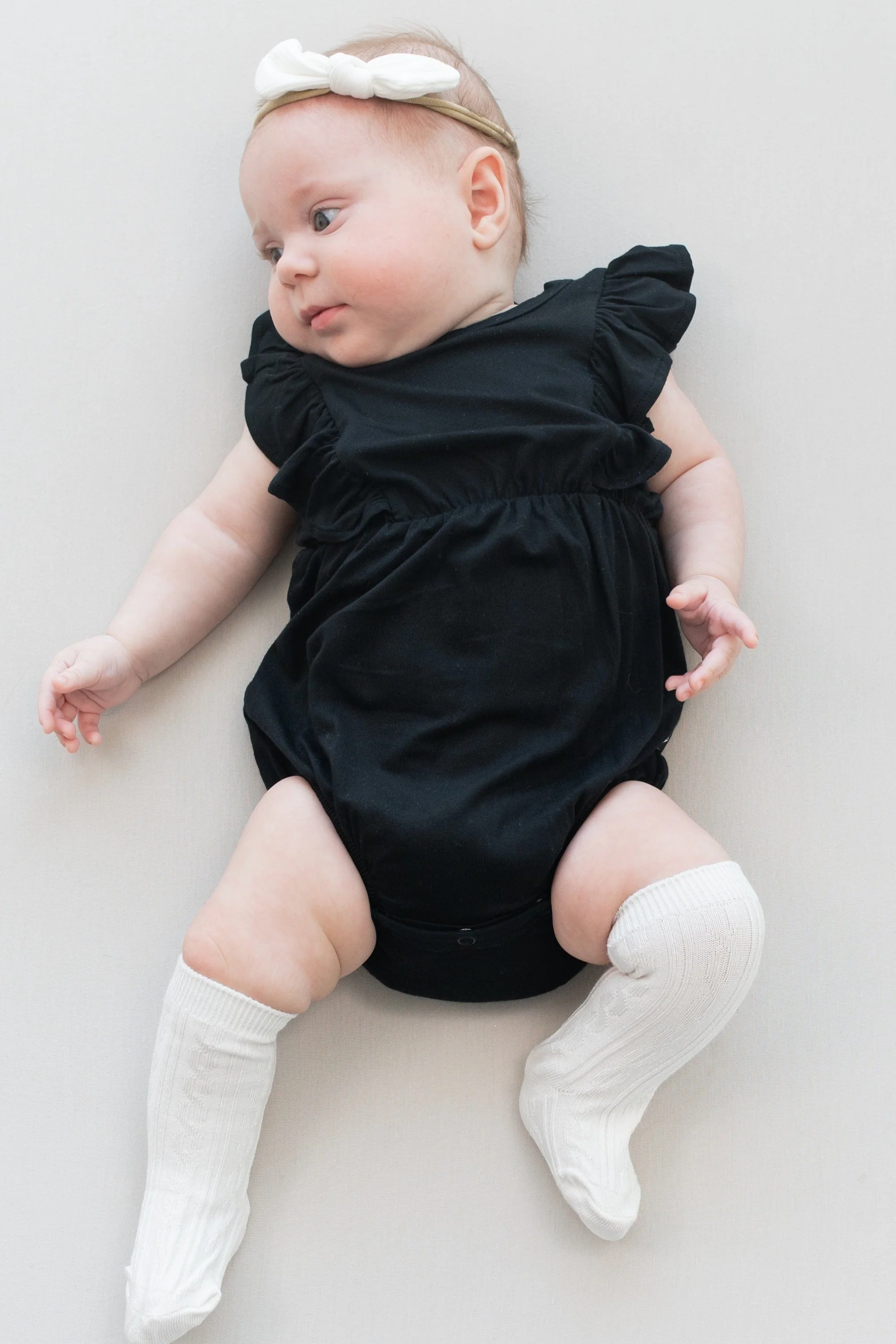Knee High Socks in Oat - Image 2