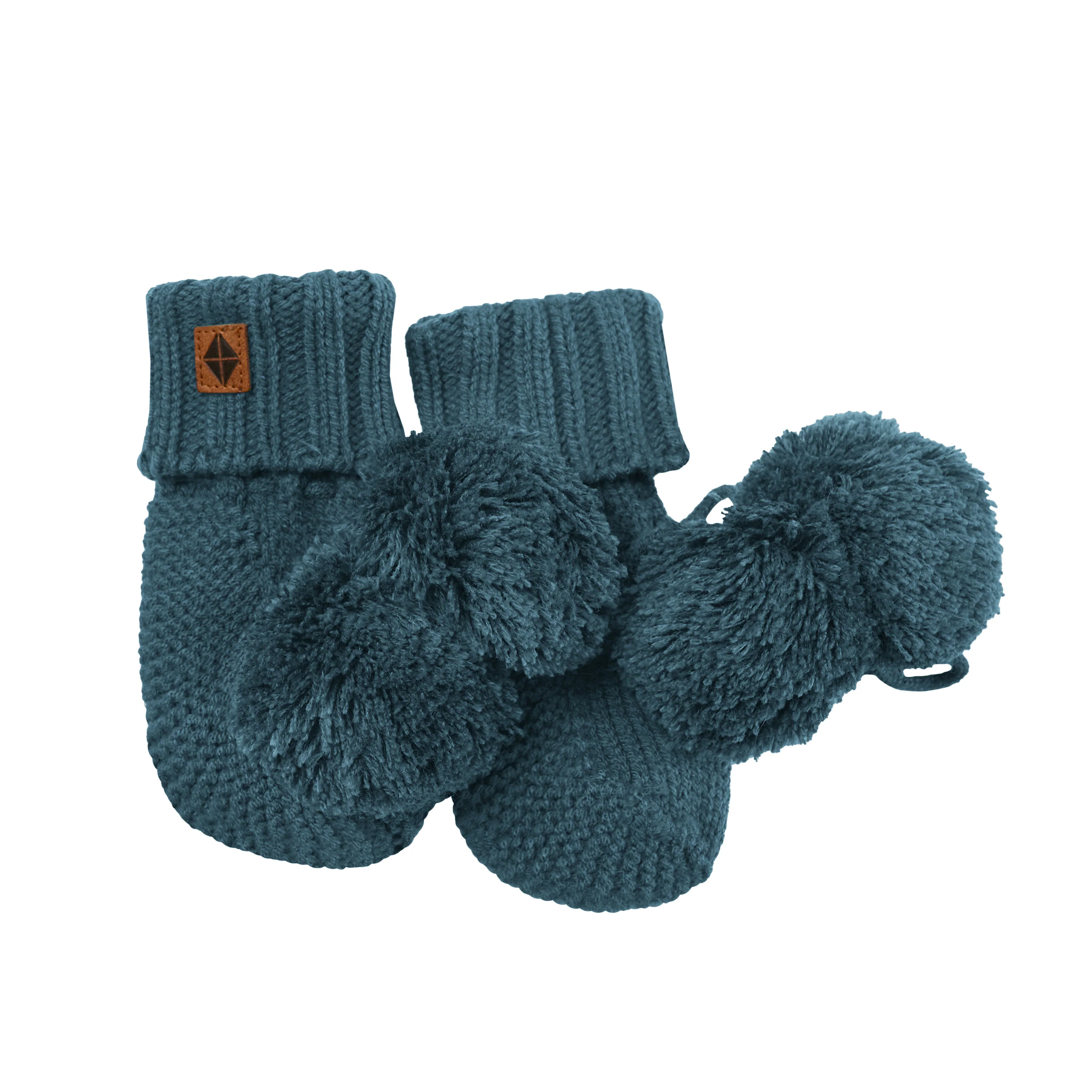 Knit Booties in Atlantic - Image 2