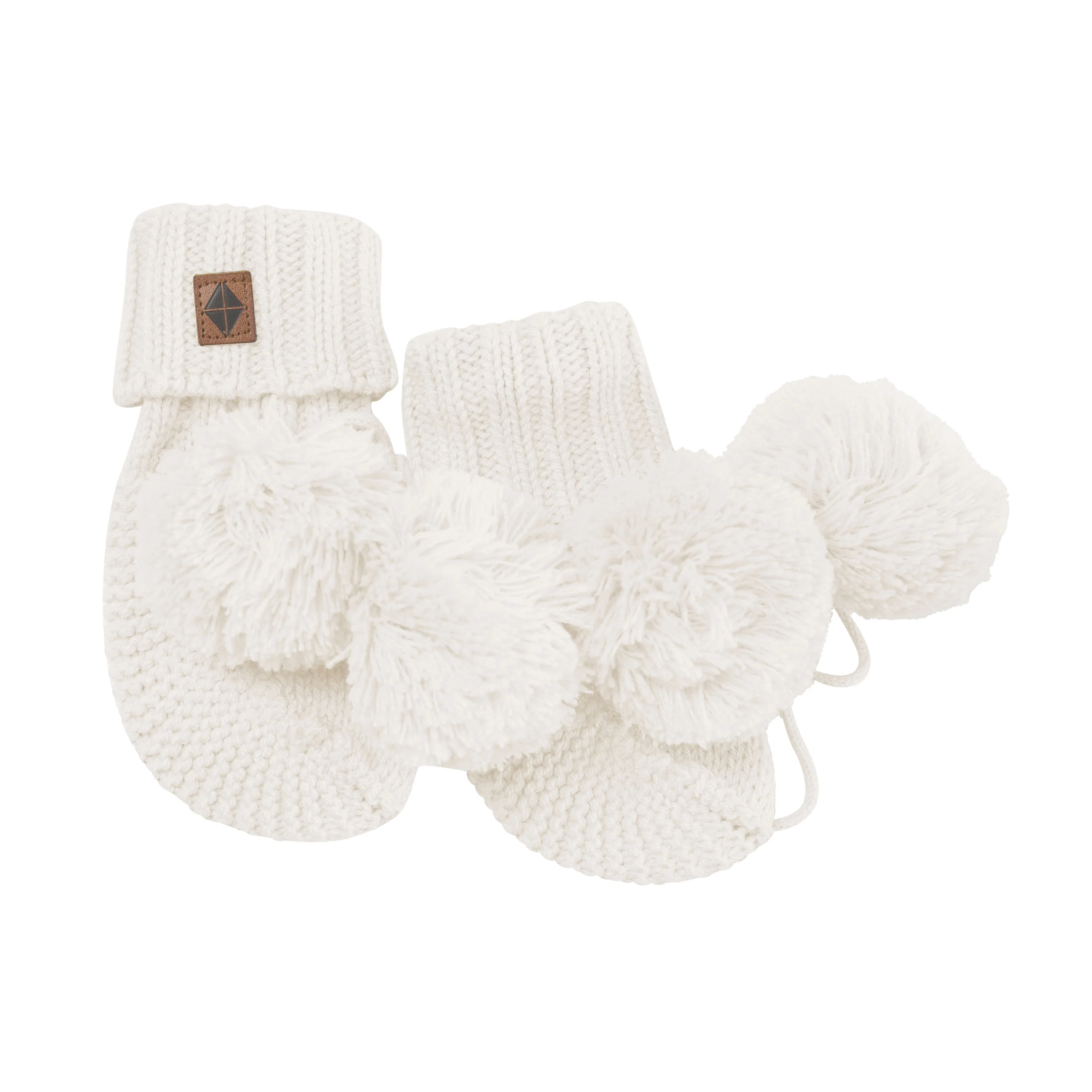 Knit Booties in Oat - Image 2
