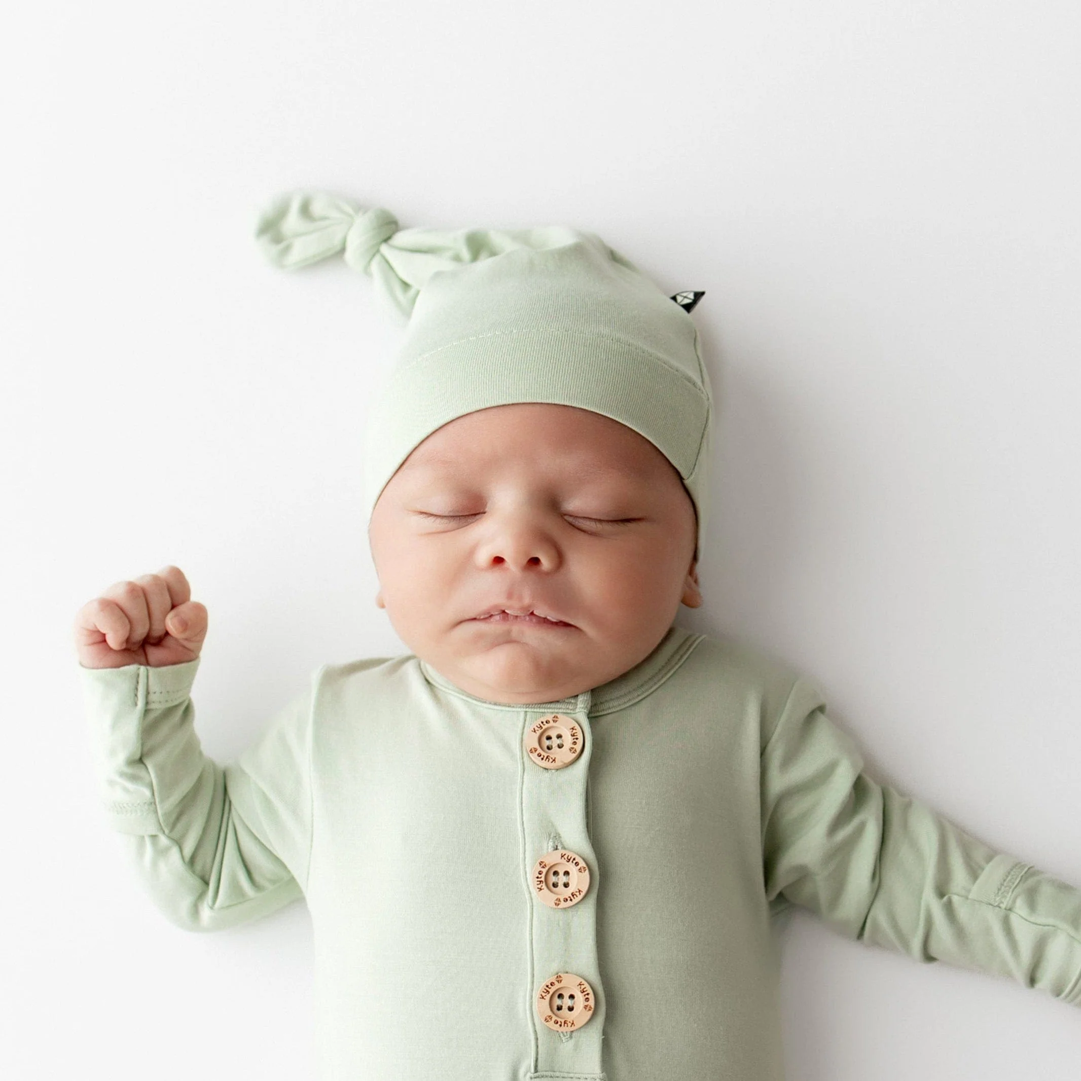 Knotted Cap in Basil - Image 3