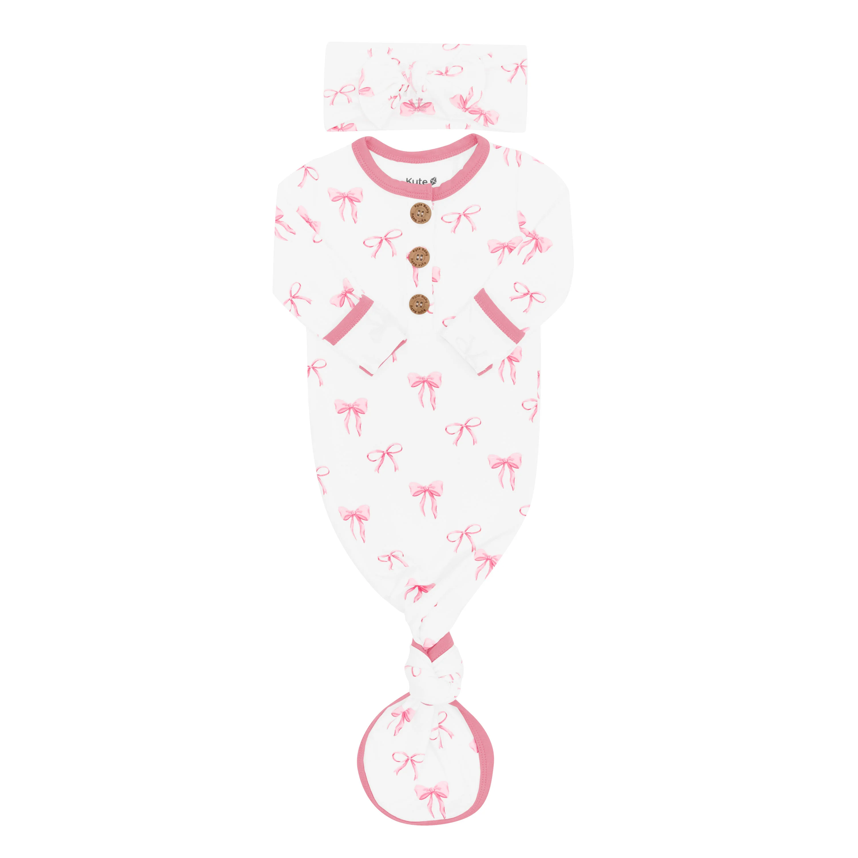 Knotted Gown with Bow Set in Bow - Image 4