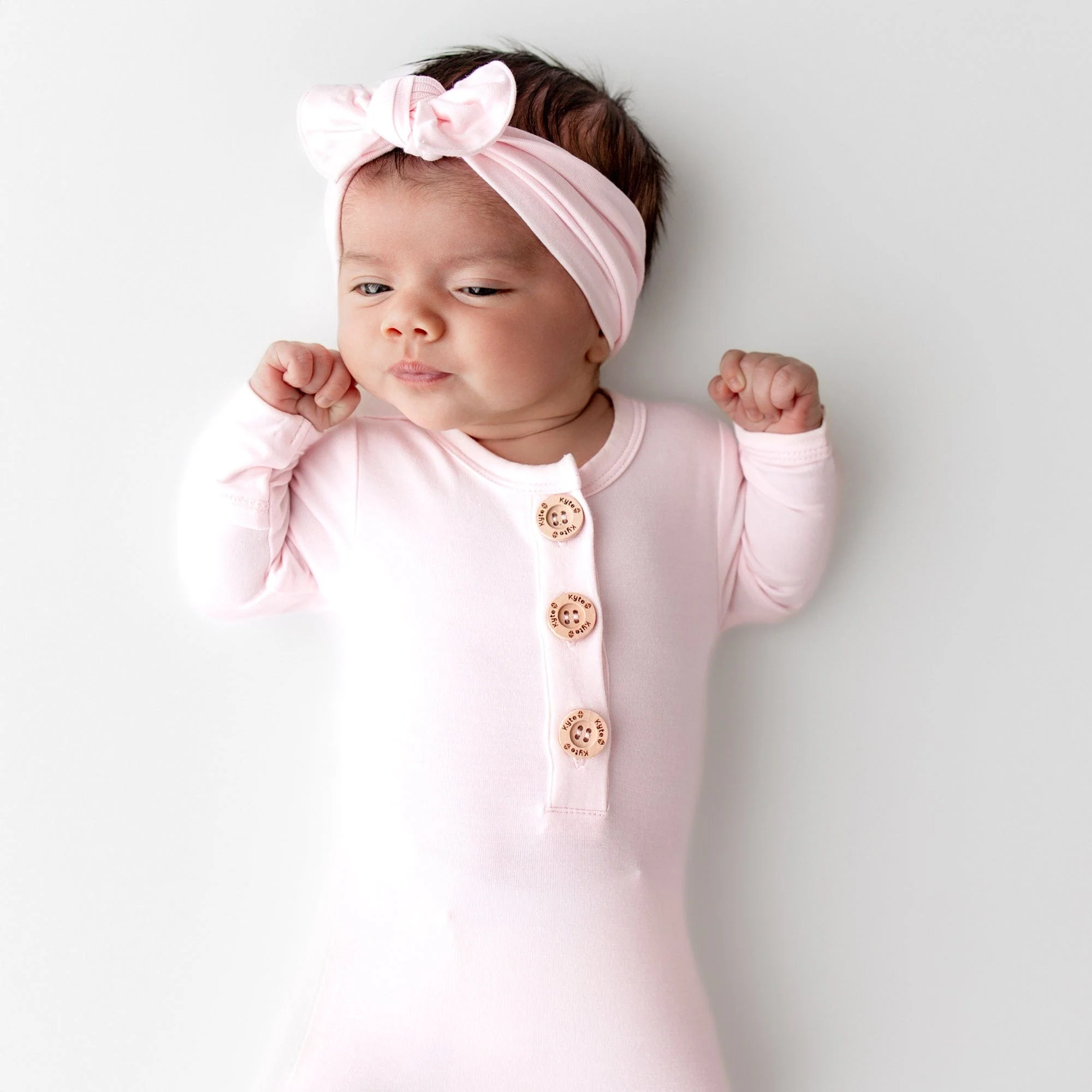 Knotted Gown with Bow Set in Sakura - Image 3