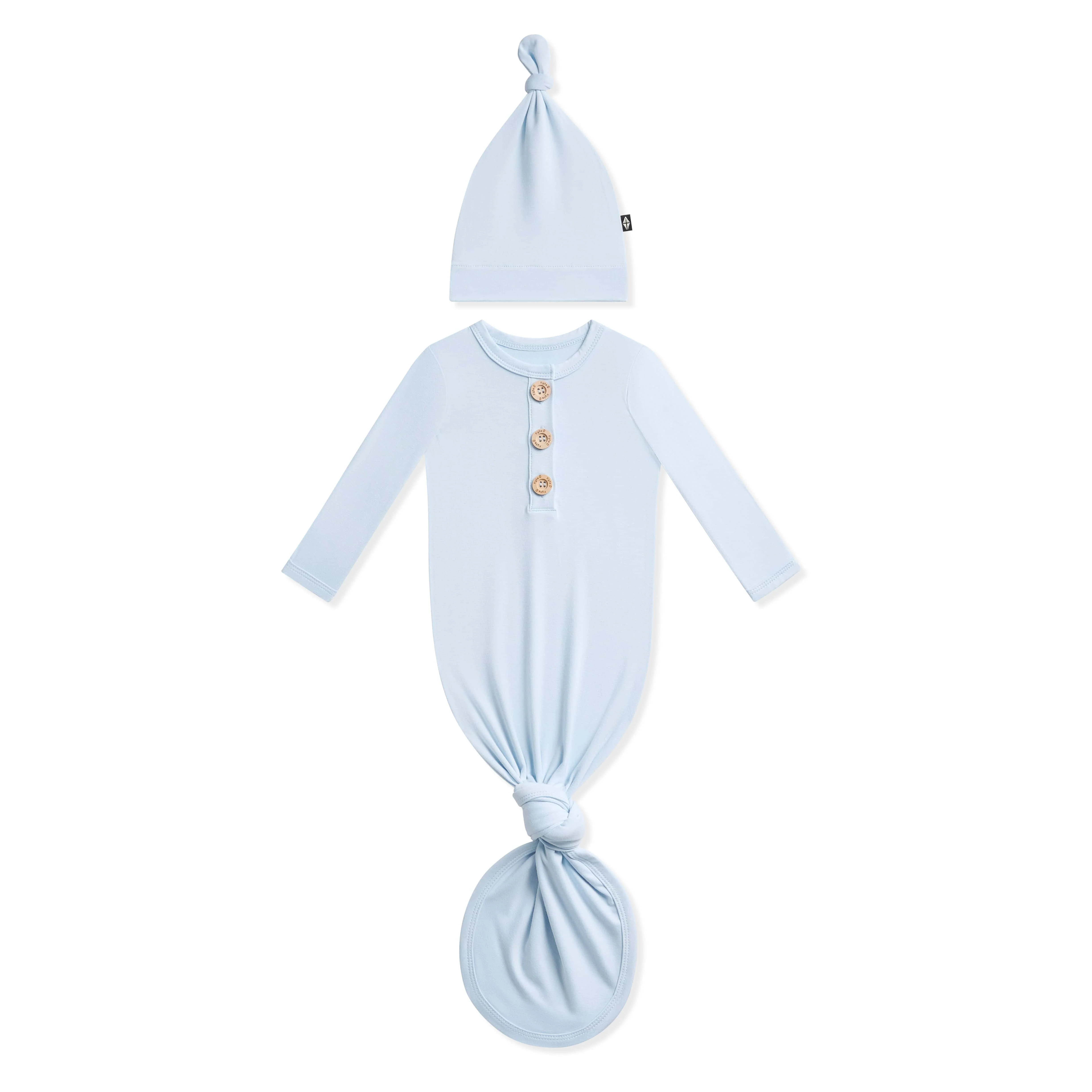 Knotted Gown with Hat Set in Breeze - Image 2