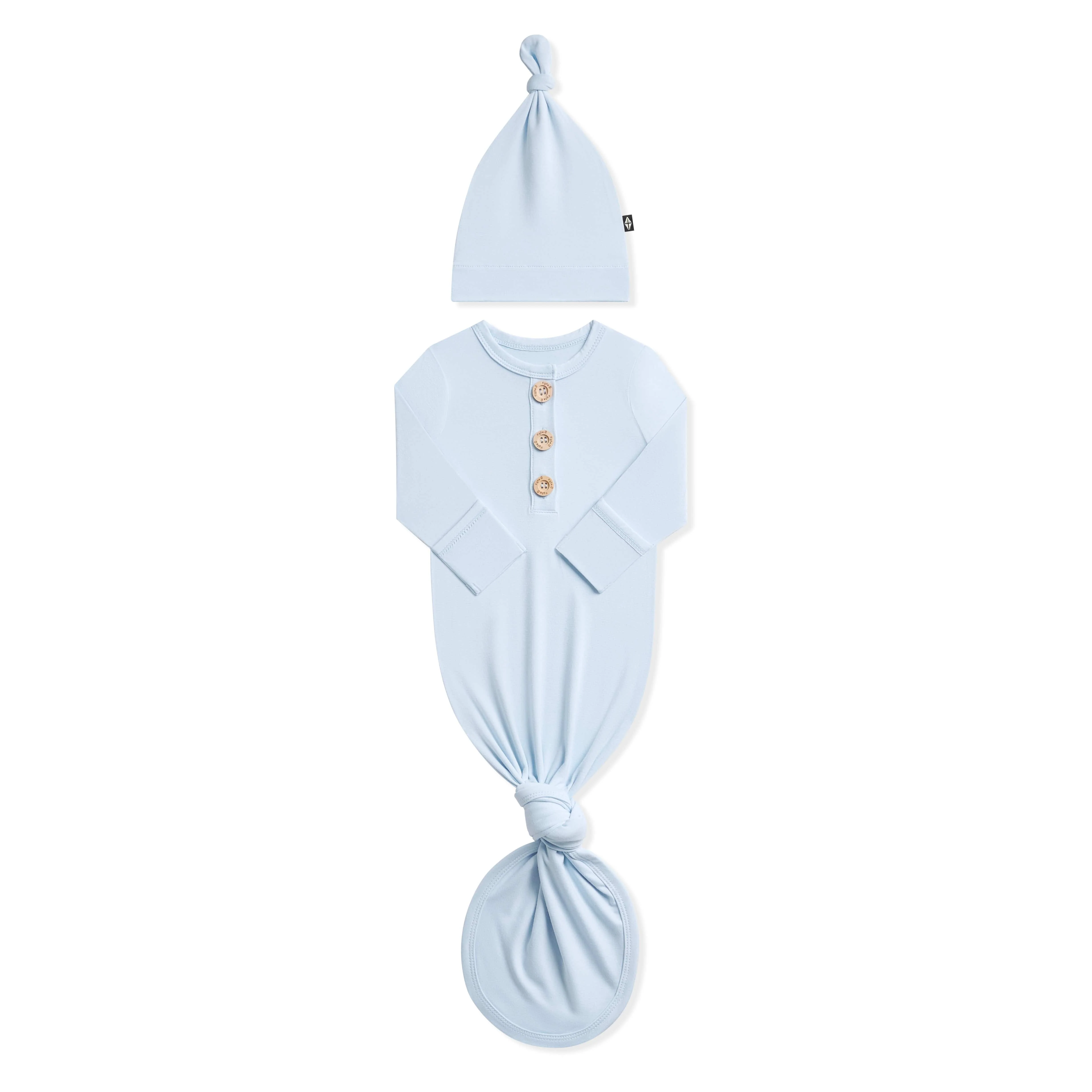 Knotted Gown with Hat Set in Breeze - Image 4